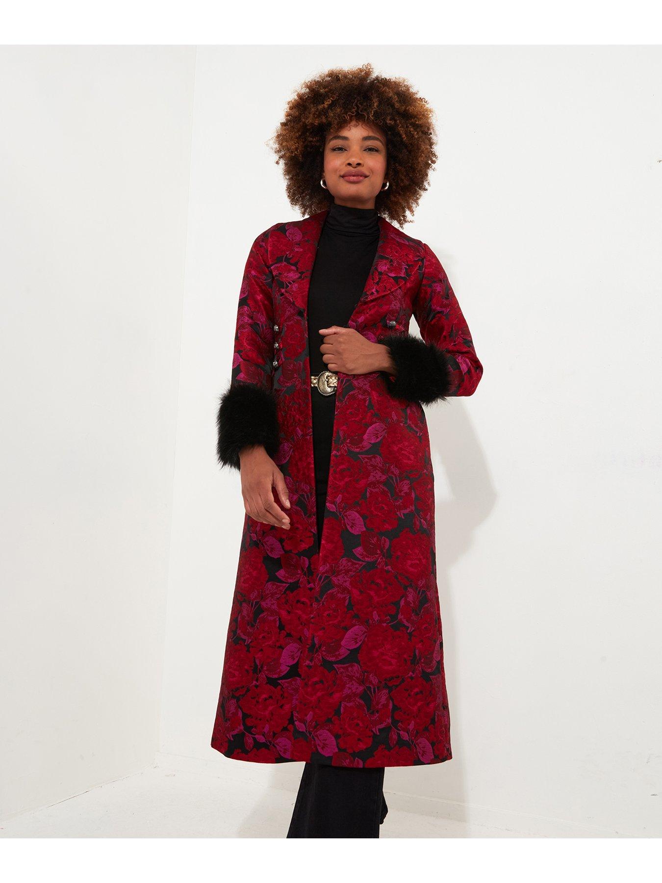 joe-browns-printed-longline-coat-reddetail