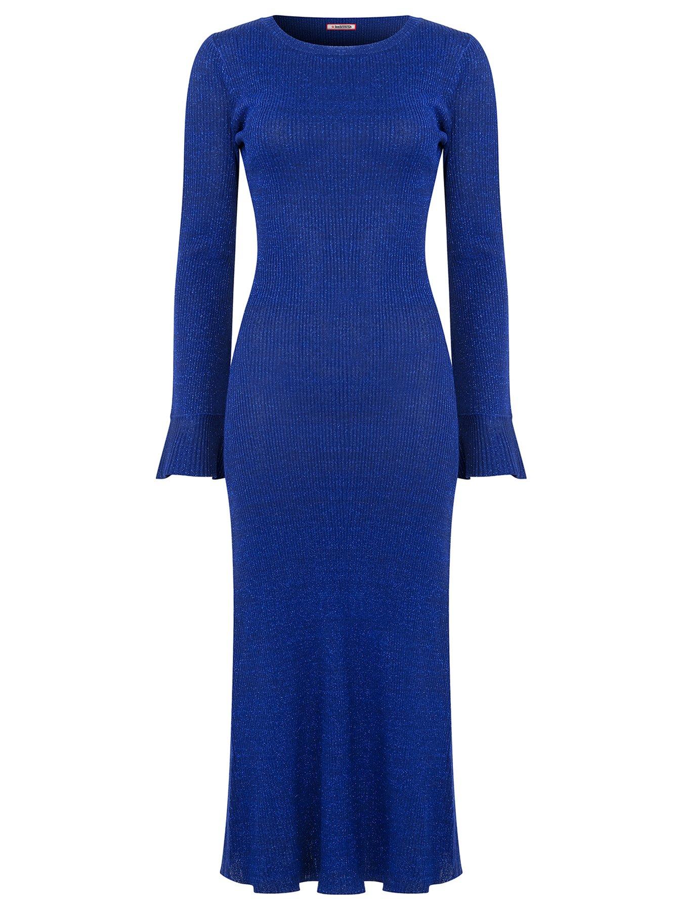 joe-browns-winter-sparkle-rib-knit-dress-bluedetail