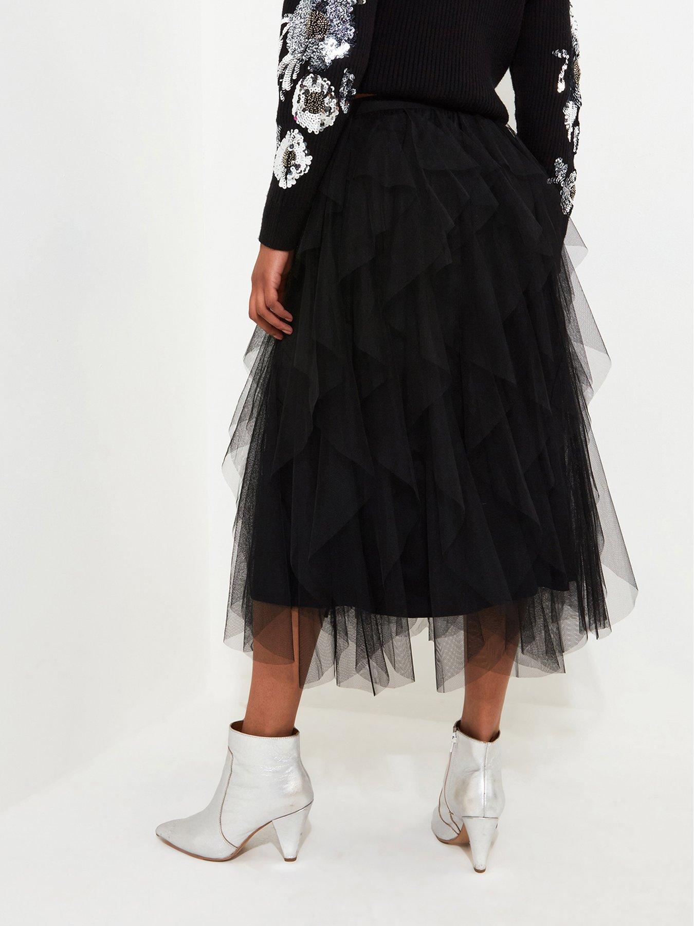 joe-browns-tulle-maxi-skirt-blackstillFront