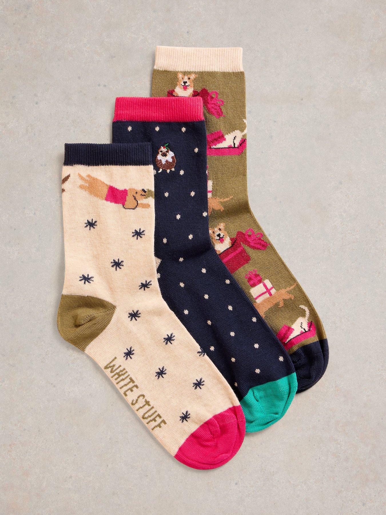 white-stuff-3pk-christmas-dog-sock-navyfront