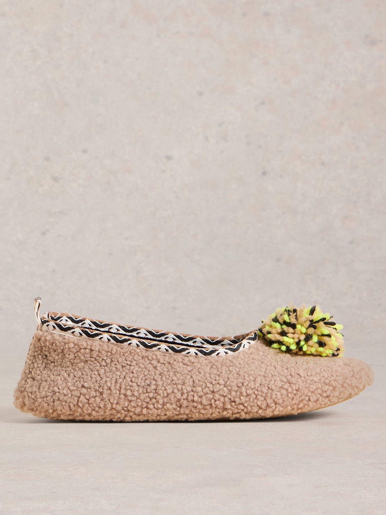 white-stuff-pom-ballet-slipper-beige