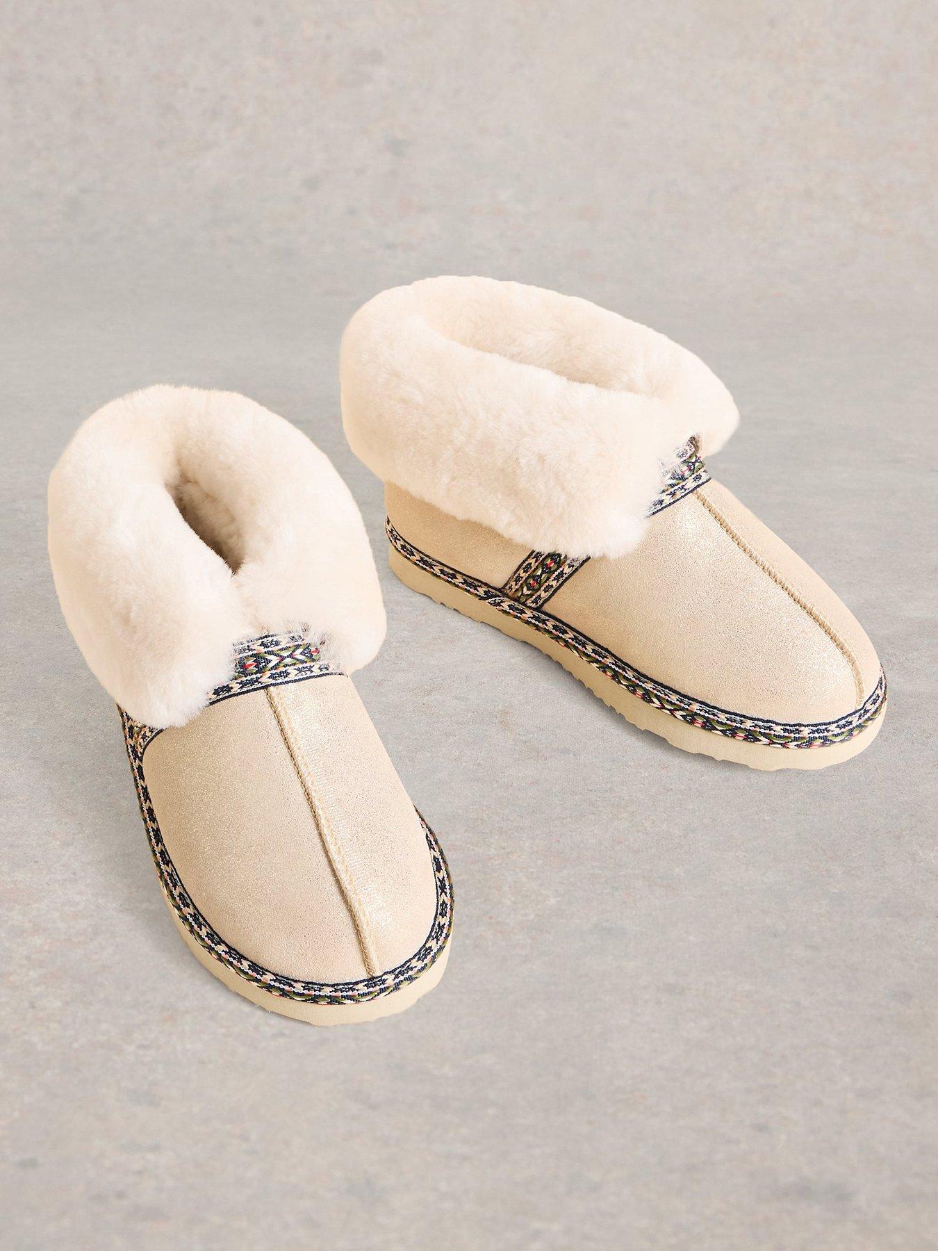 white-stuff-suede-shearling-slipper-boot-beigestillFront