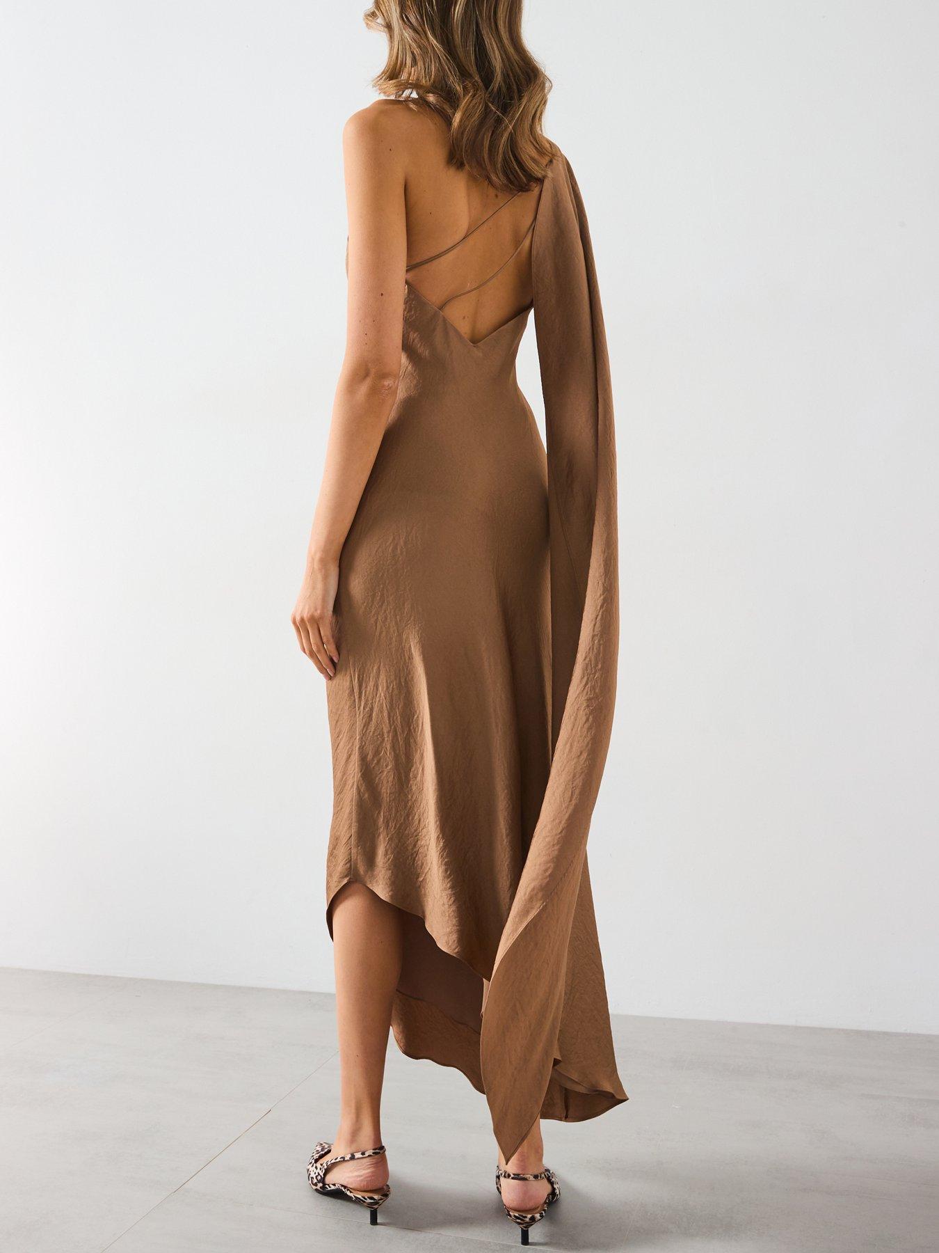 mango-gold-one-shoulder-dressstillFront