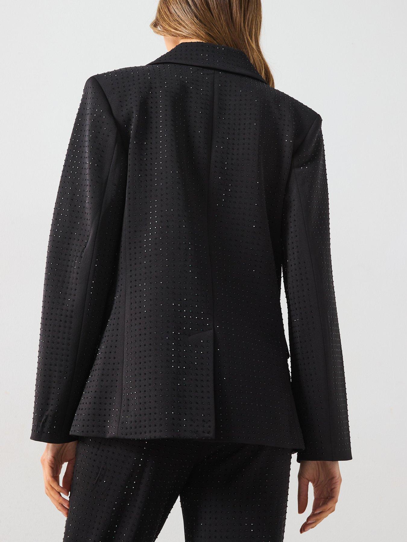 mango-hotfix-black-blazer-co-ordstillFront