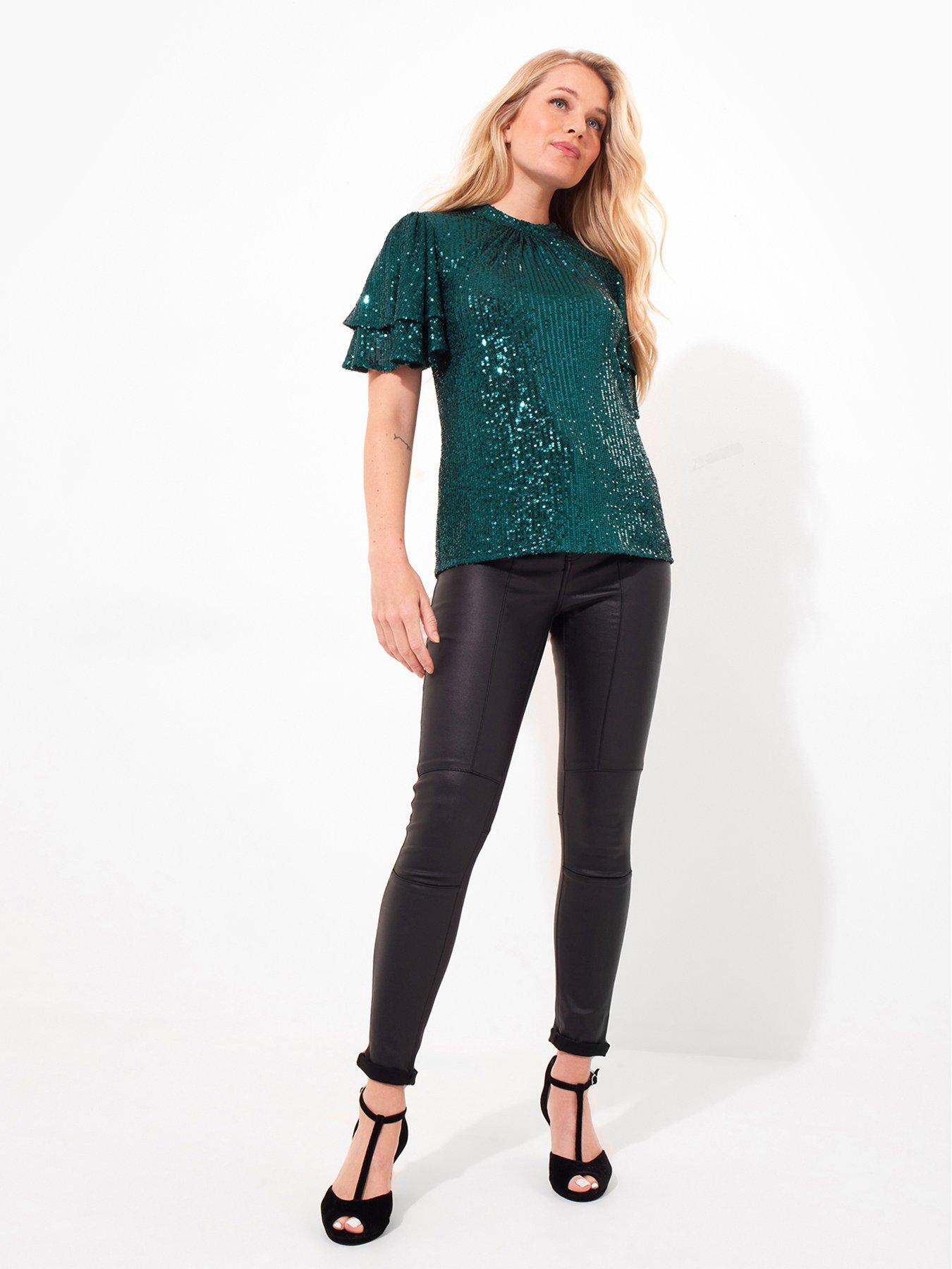 joe-browns-sequin-top-greenstillFront