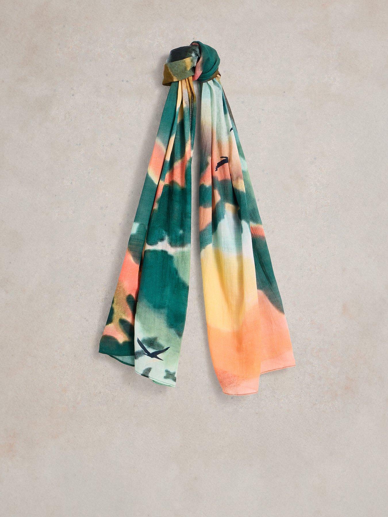 white-stuff-canyon-sunrise-scarf-green