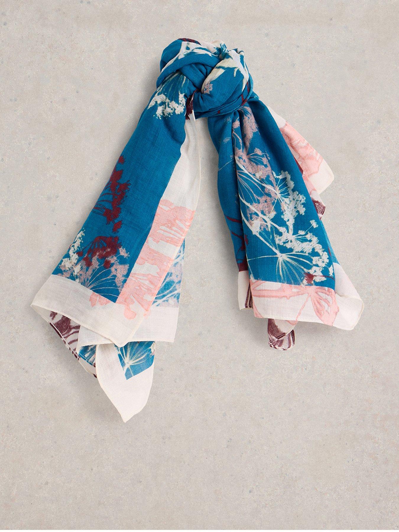 white-stuff-floral-square-scarf-blue