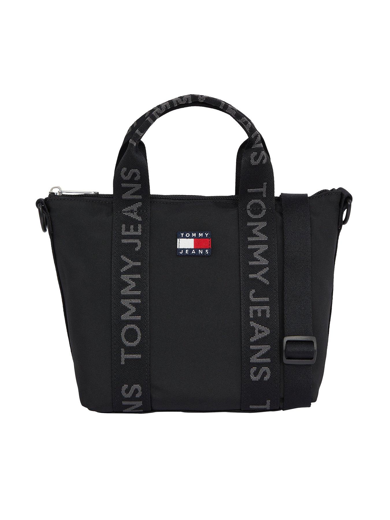 tommy-jeans-nylon-logo-mini-tote-bag-black