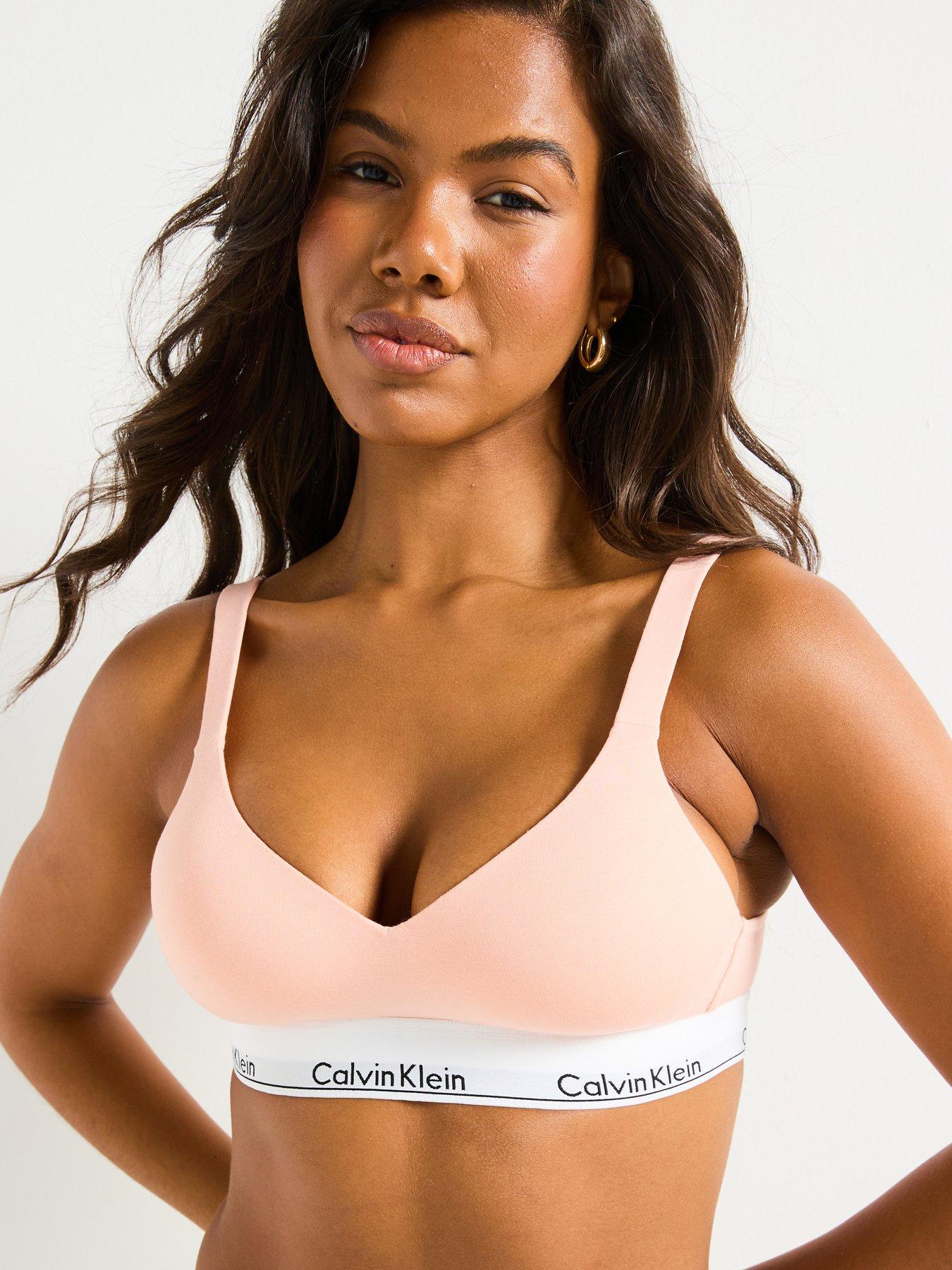 Image of Calvin Klein Modern Cotton Lift Bralette - Pink