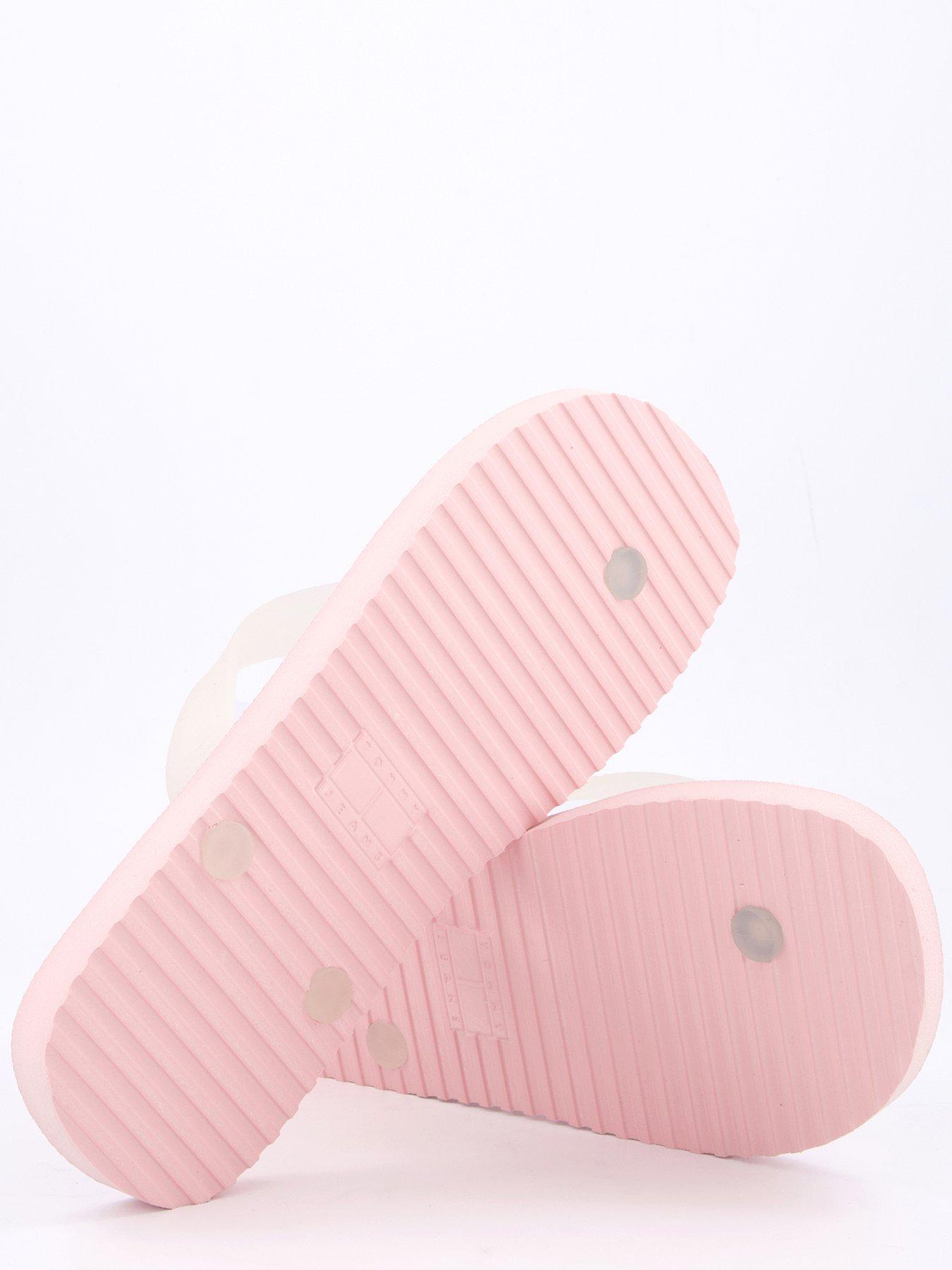 Image 4 of 6 of Tommy Jeans Logo Flip Flop - Pink