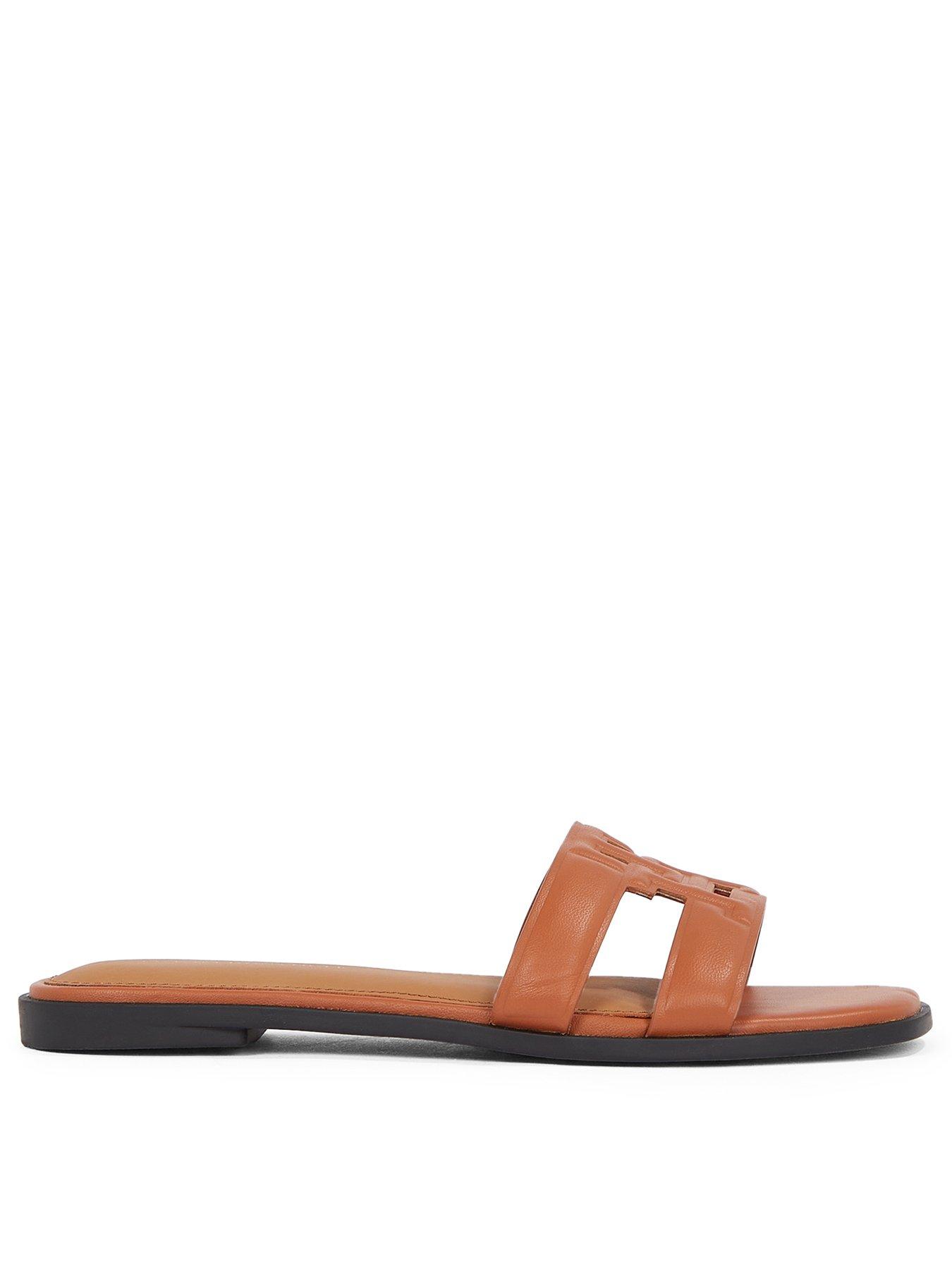 tommy-hilfiger-logo-strap-mule-sandals-brownstillFront