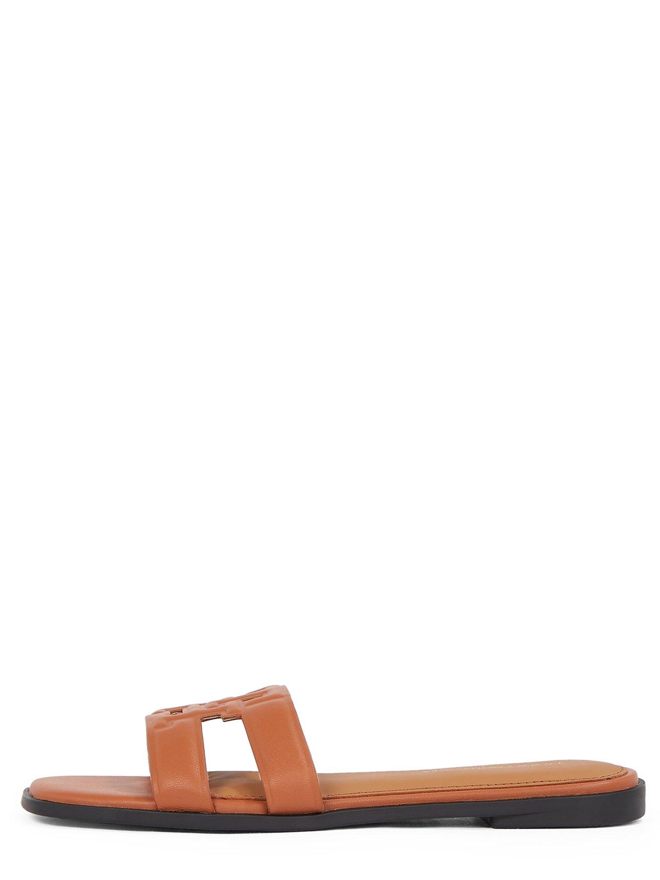 tommy-hilfiger-logo-strap-mule-sandals-browndetail