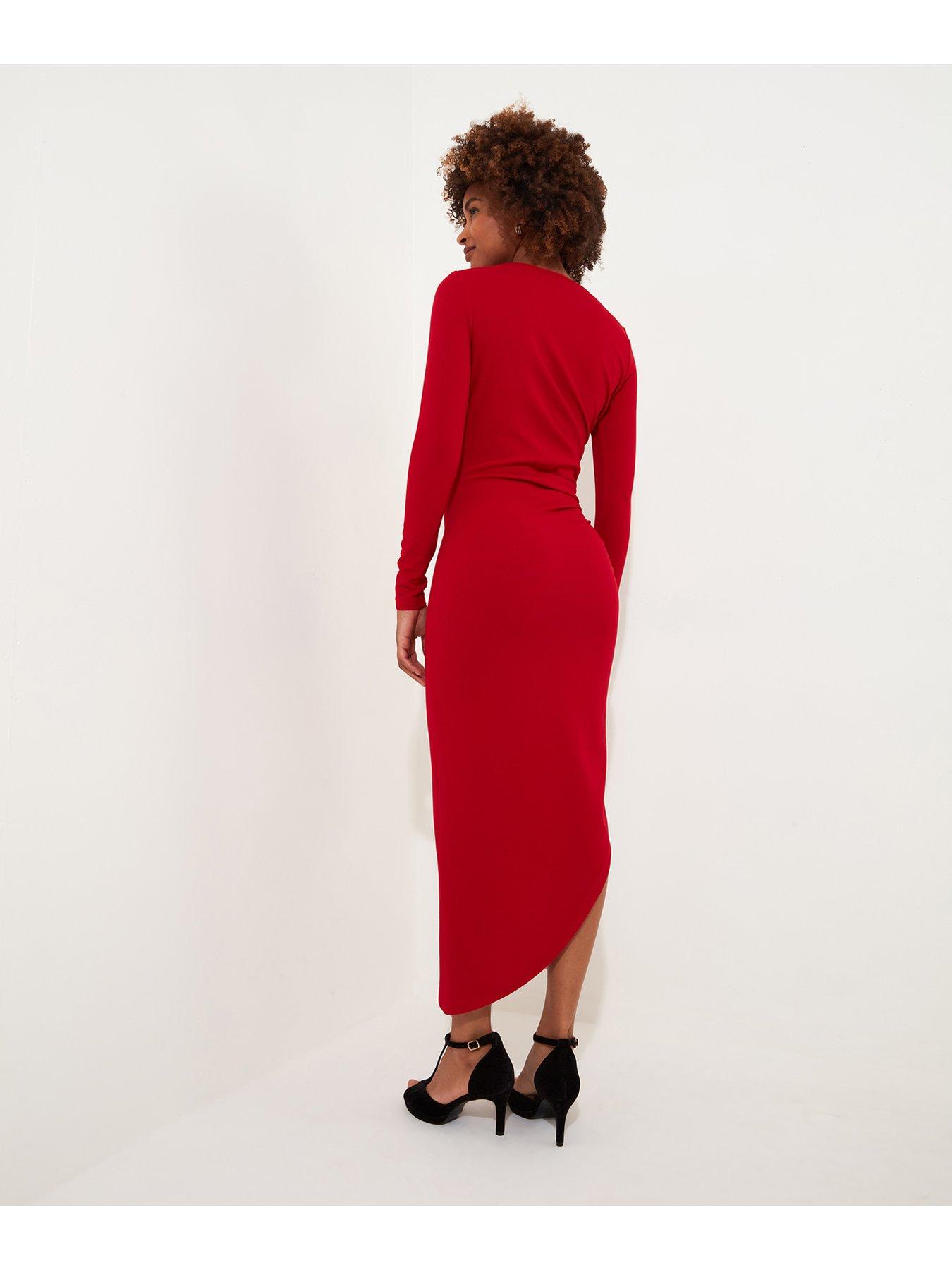 joe-browns-make-a-statement-stretch-red-dress-redoutfit