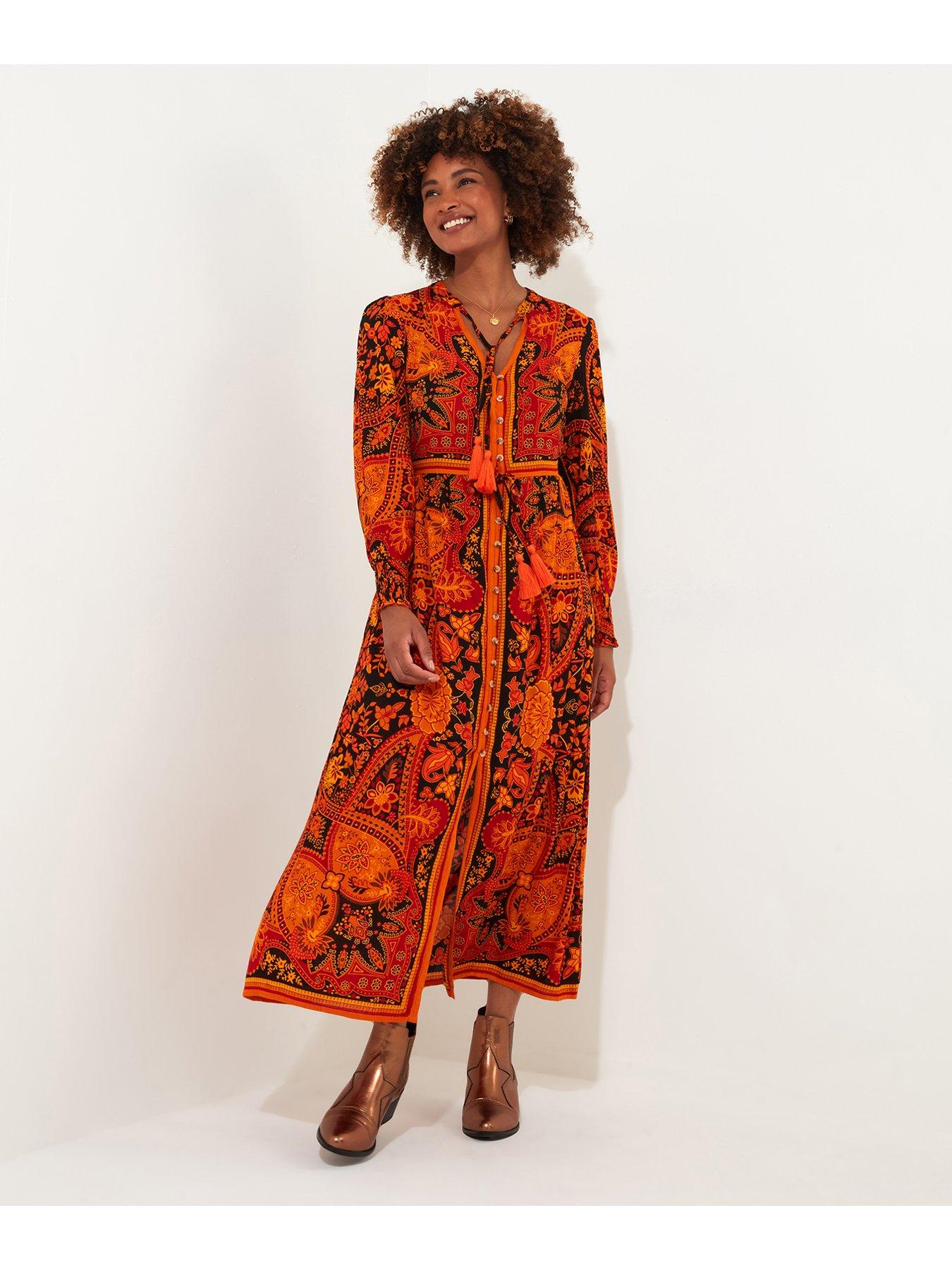 joe-browns-bohemian-dreams-dress-orangedetail