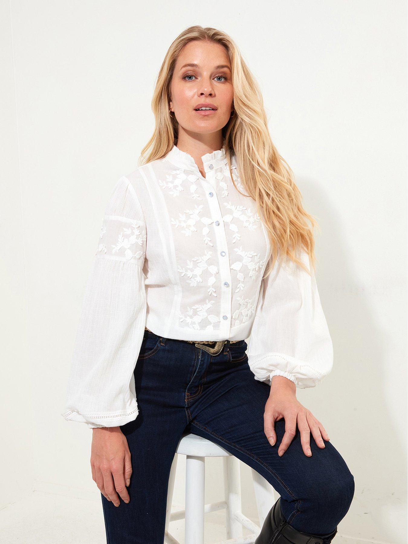 joe-browns-long-sleeve-blouse-white