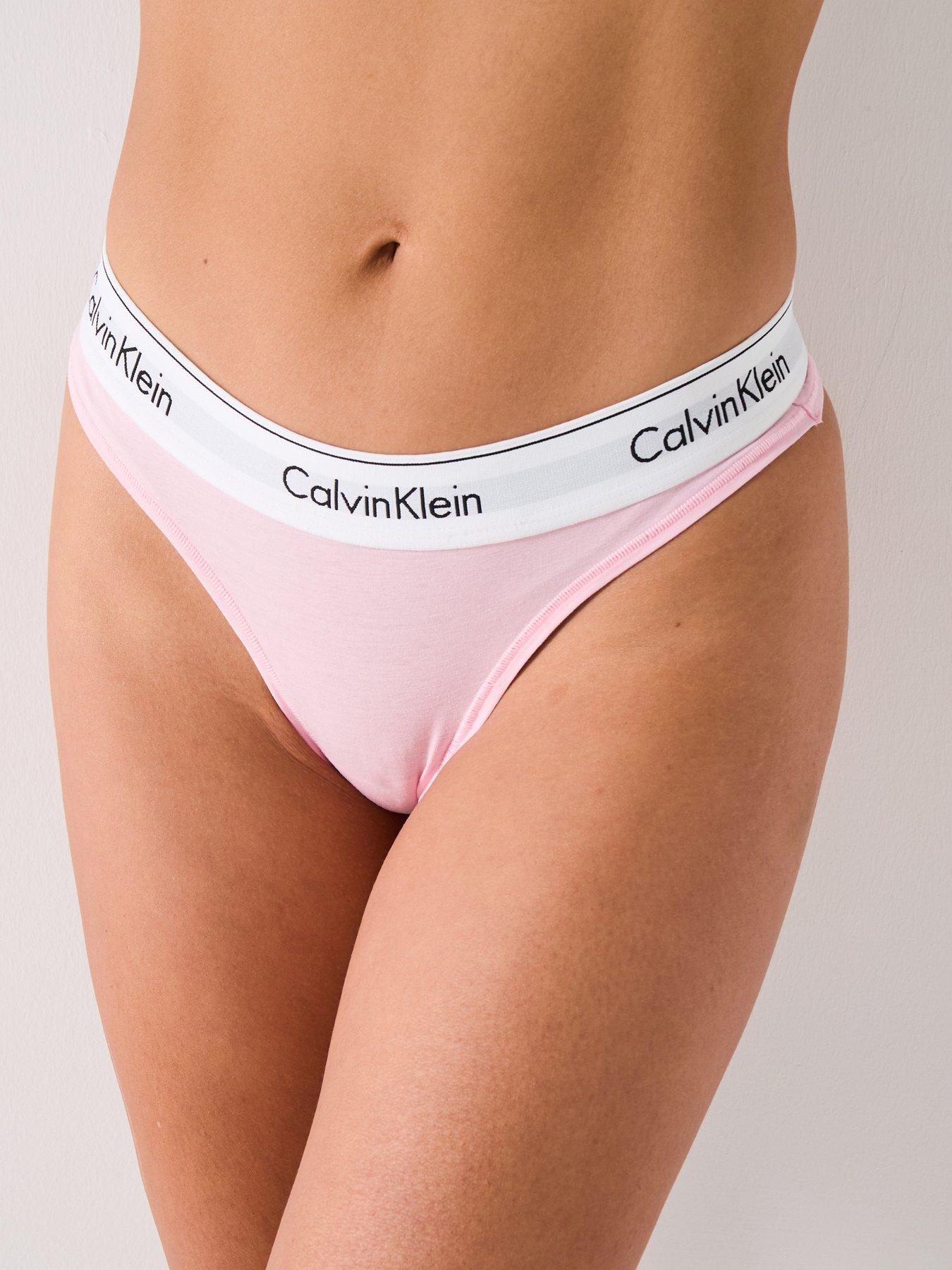 Calvin Klein Modern Cotton Thong - Pink