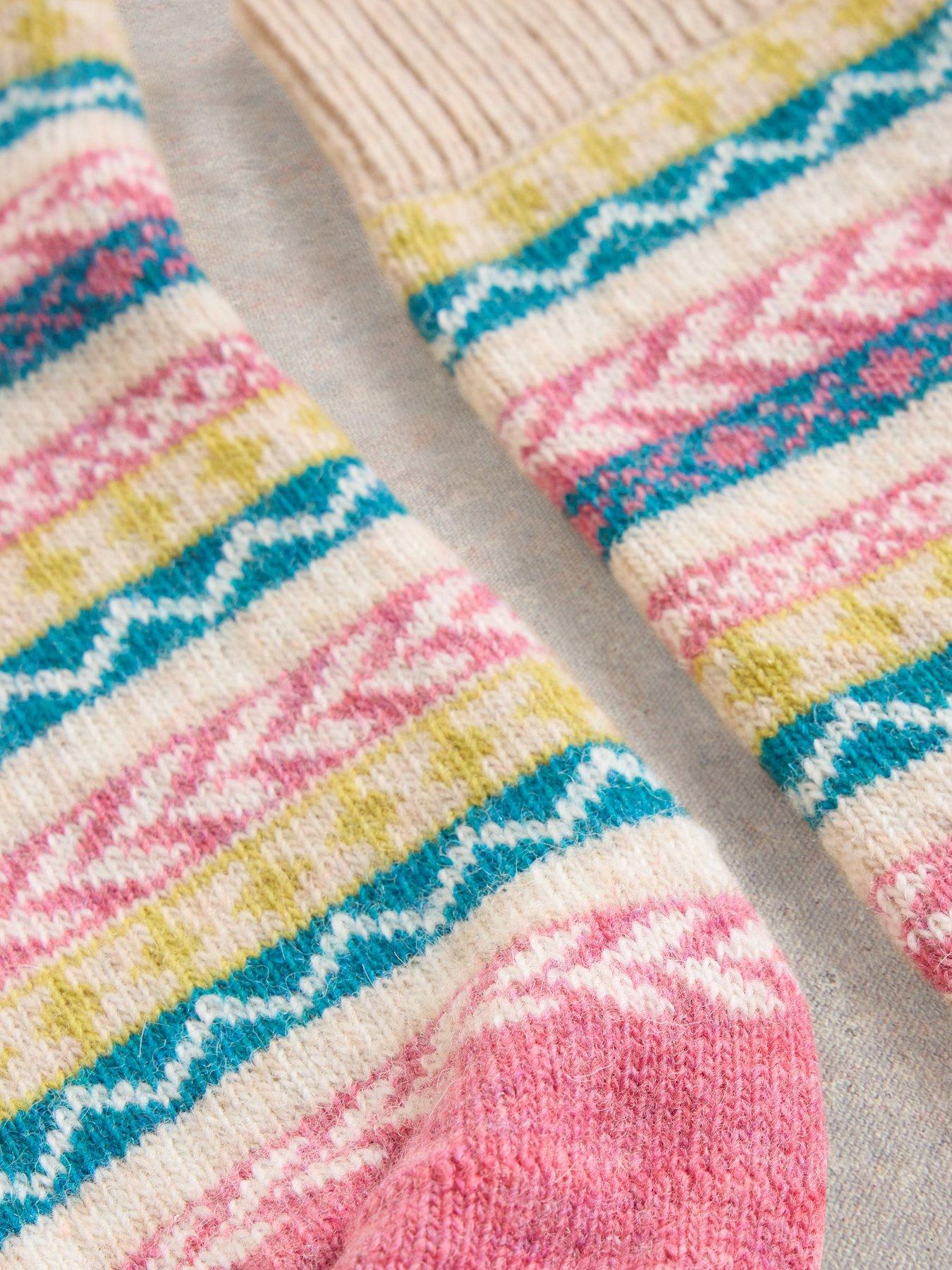 white-stuff-fairisle-pop-wool-mix-sock-pinkstillFront