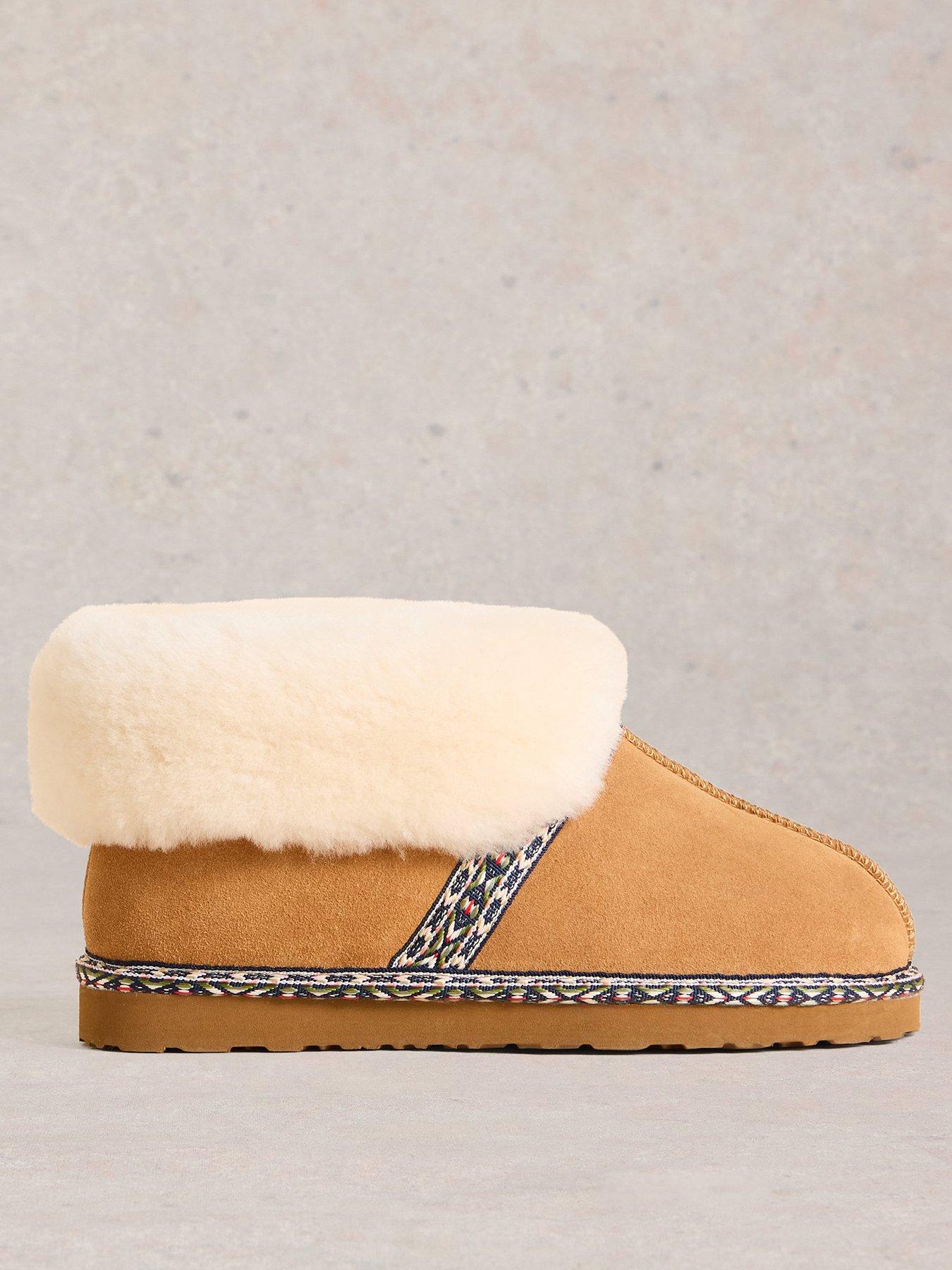 white-stuff-suede-shearling-slipper-boots-brownfront