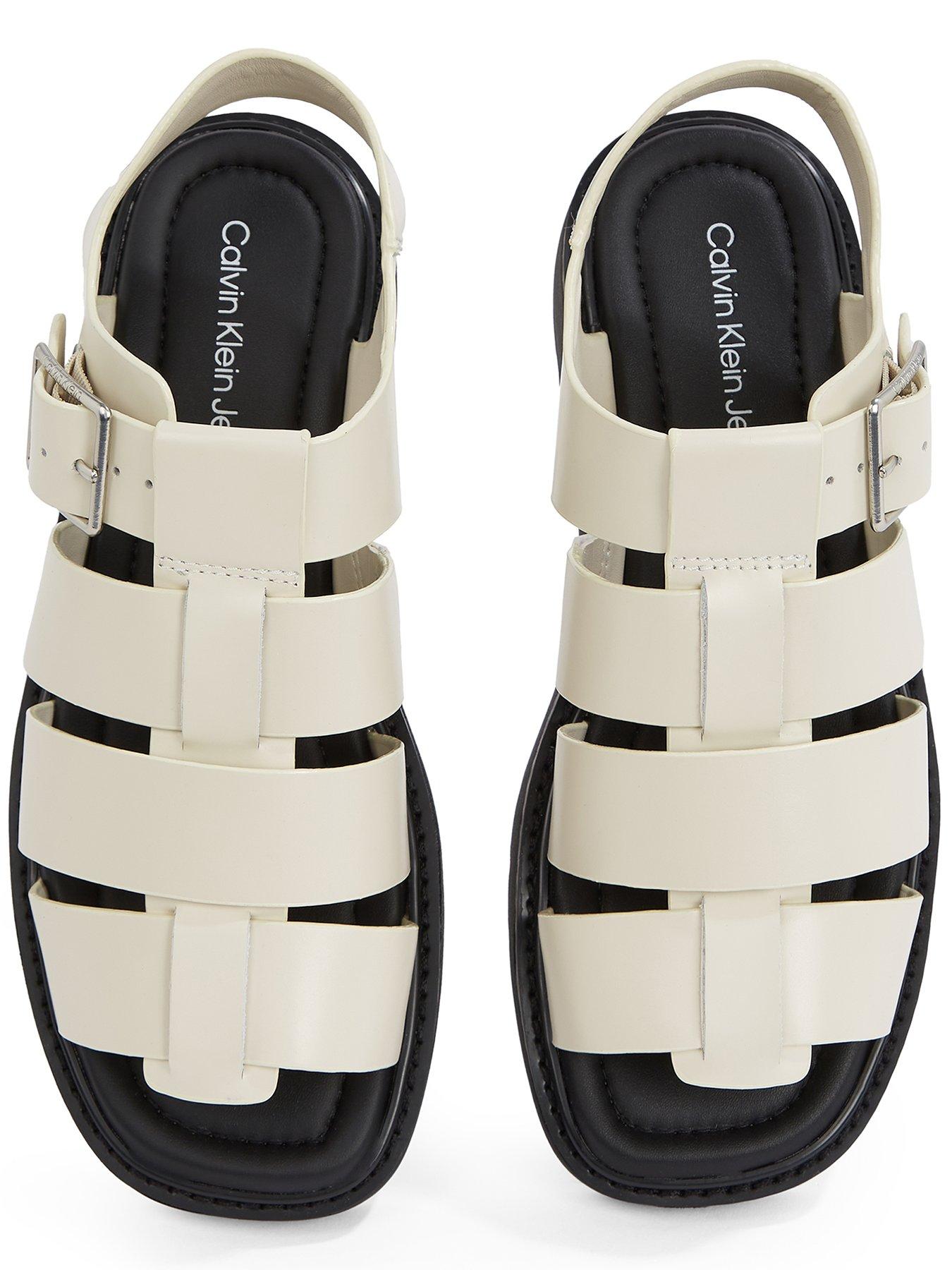 calvin-klein-fisherman-strap-chunky-sandal-whiteoutfit