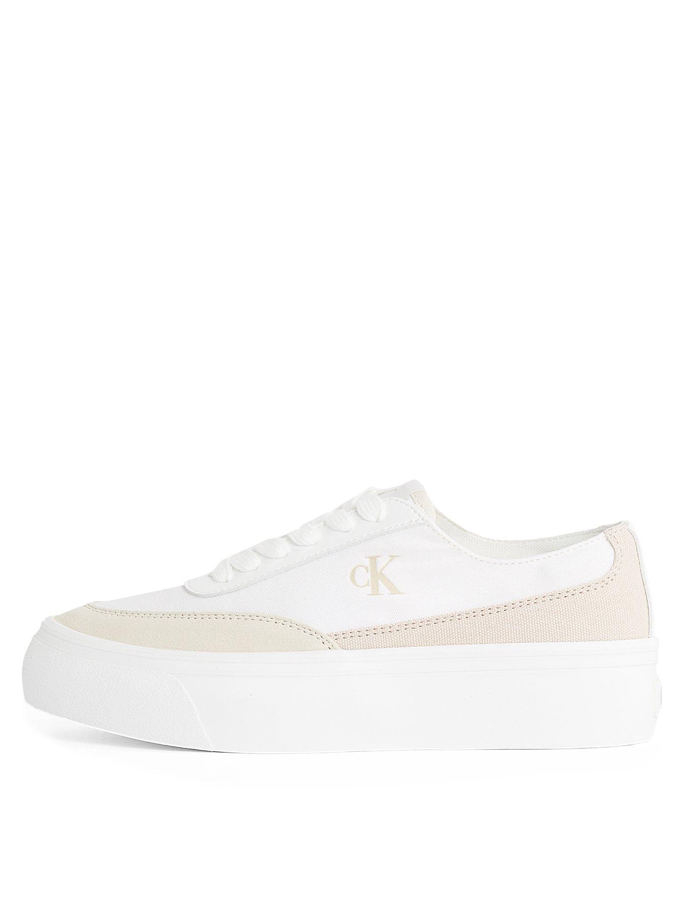Calvin Klein Jeans Flarform Trainers - White