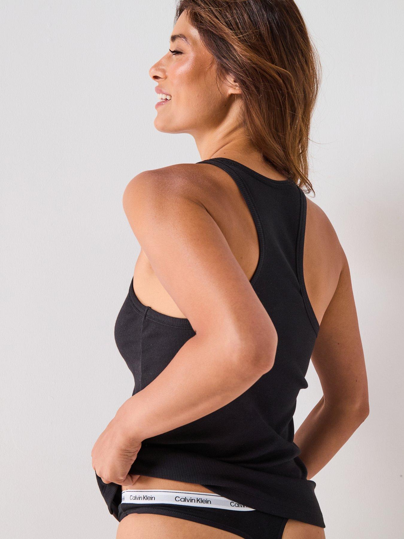 calvin-klein-cotton-ribbed-tank-top-blackstillFront