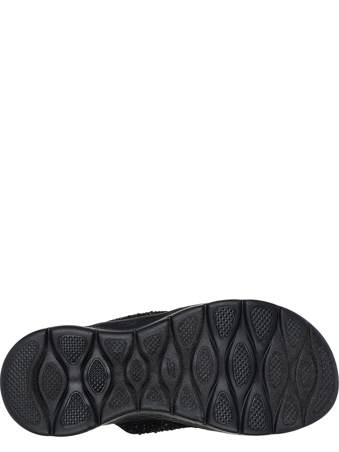 Image 4 of 5 of Skechers Go Walk Flex Sandal Glitz - Black