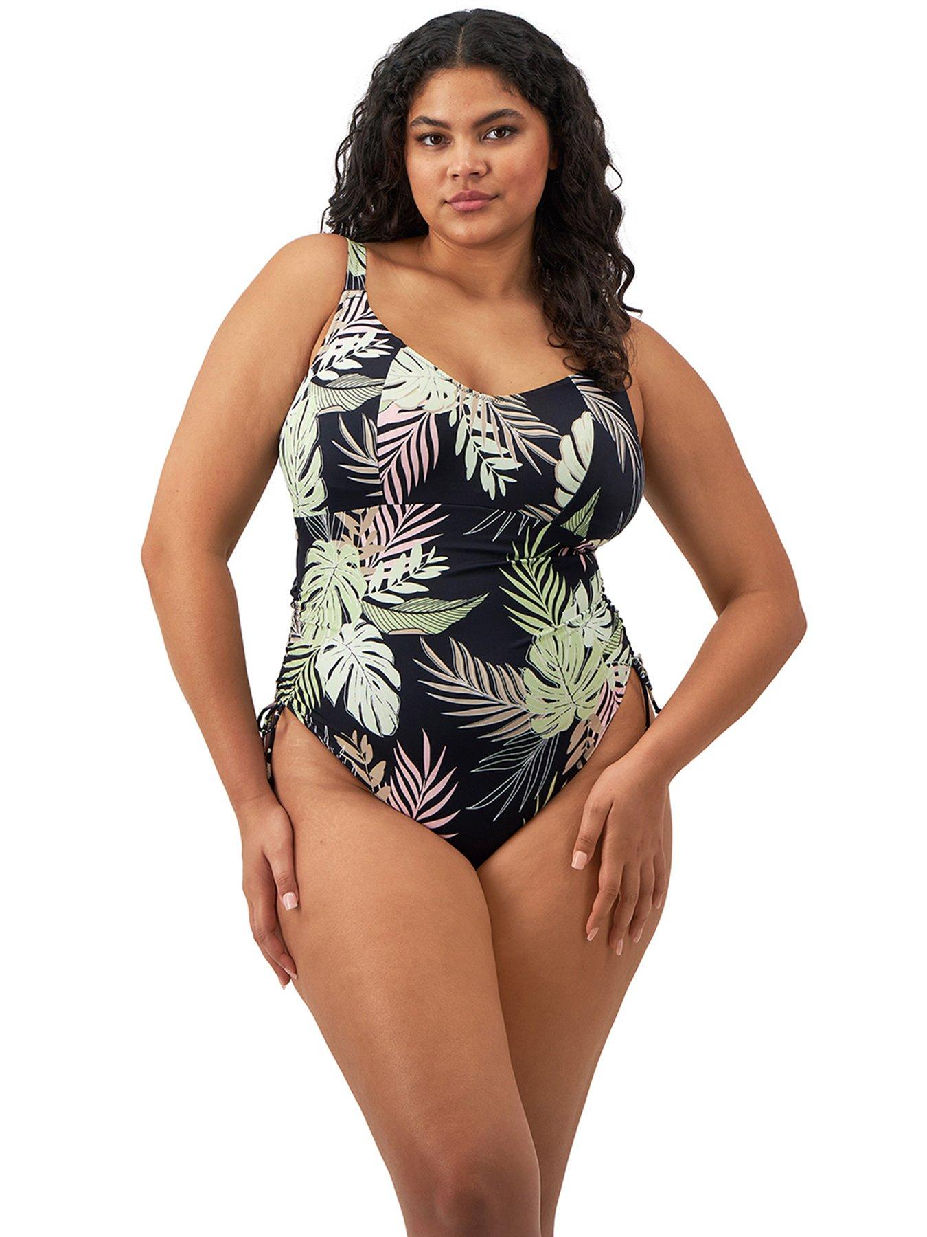 undefined Elomi Tropical Retreat Non Wired Swimsuit - Multi