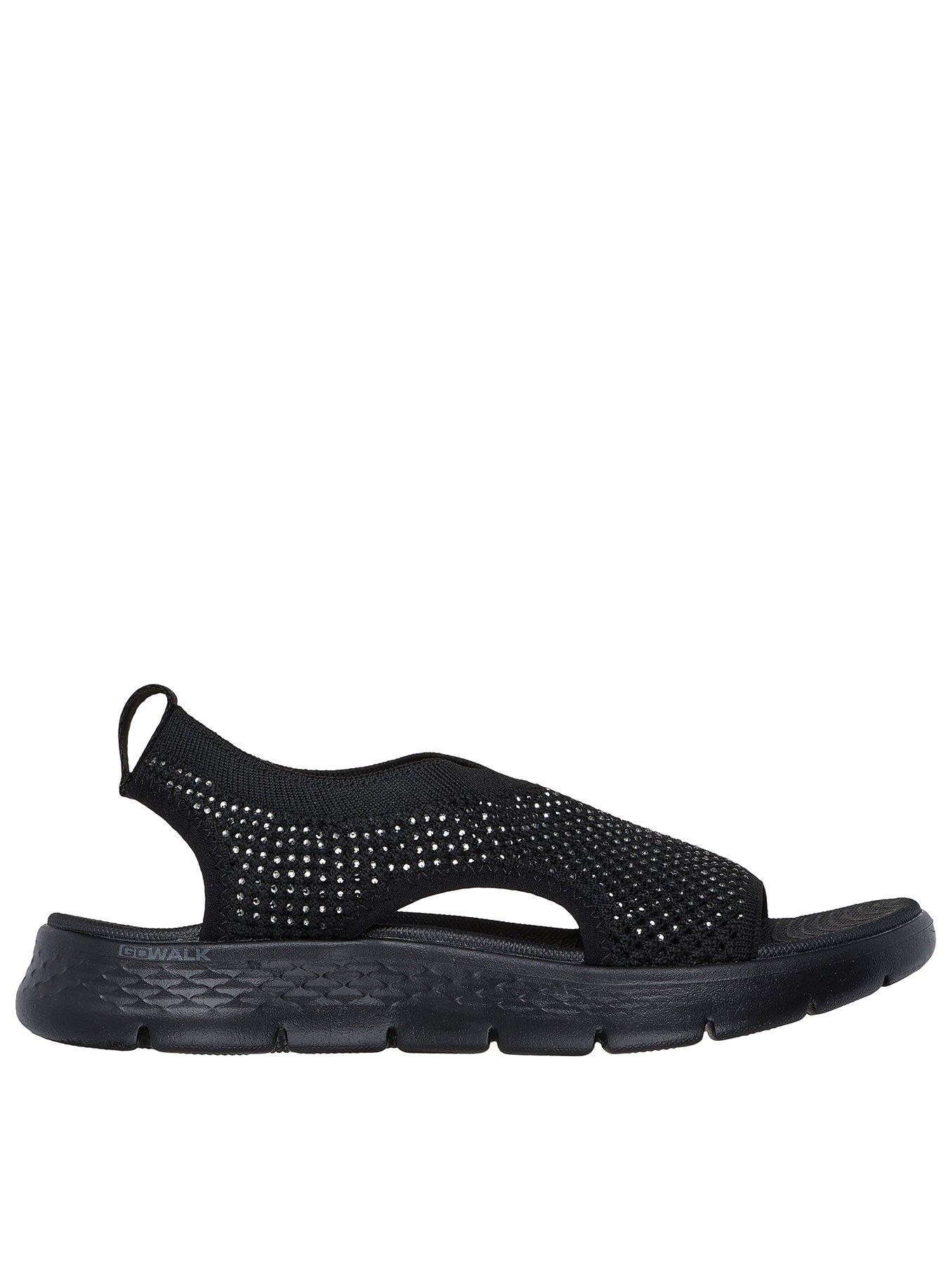 skechers-go-walk-flex-sandal-blackfront