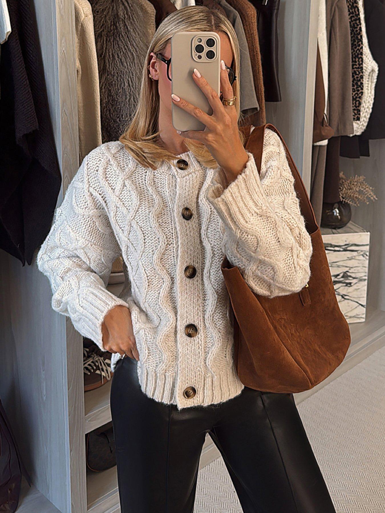 in-the-style-perrie-sian-cable-knit-button-up-cardigan-oatmeal-beige