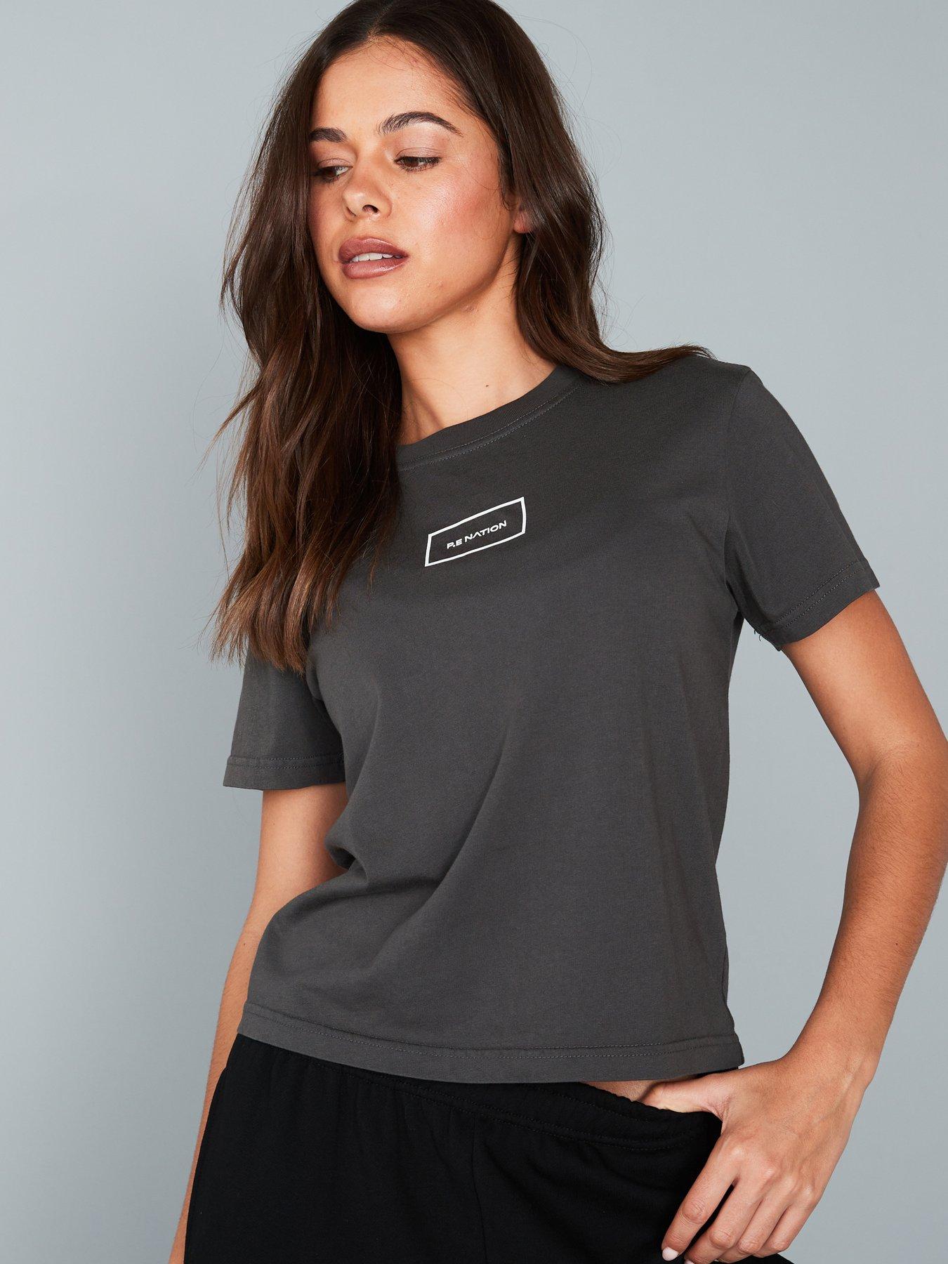 Image 6 of 6 of P.E Nation Women's Training Kite Tee - Black
