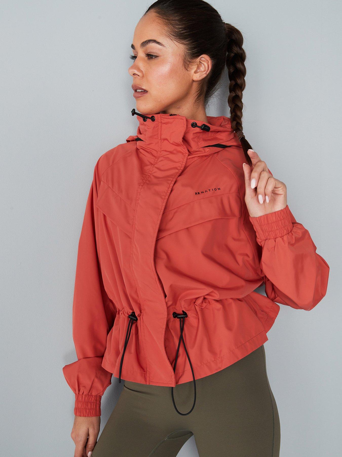 undefined Womens Training Shelter Jacket - Red