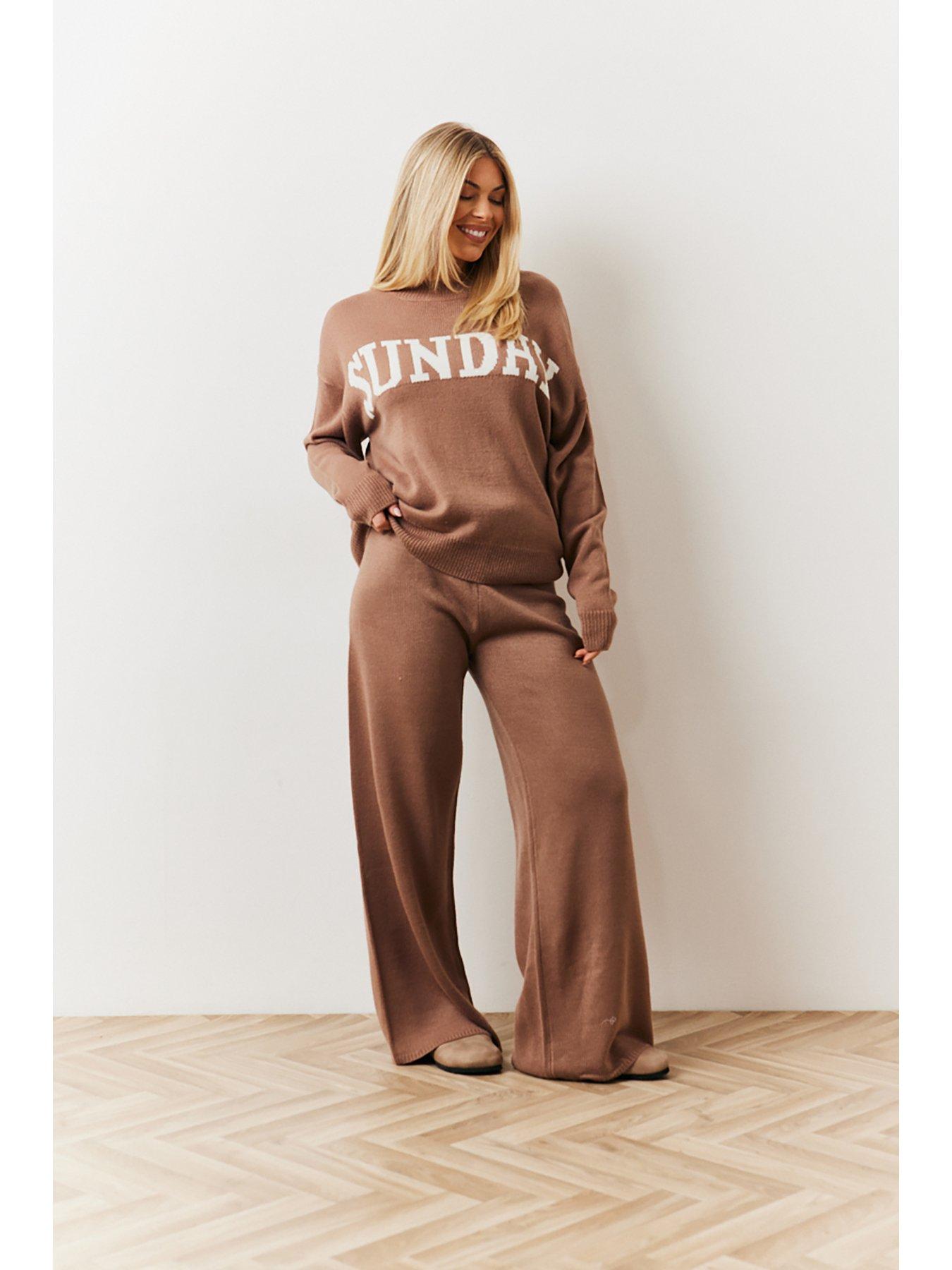 in-the-style-sunday-knitted-co-ord-jumper-mochaback