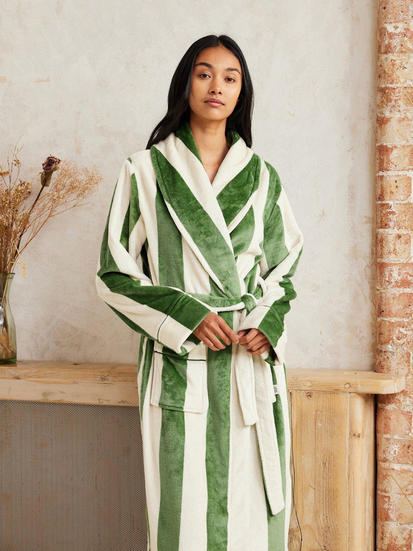 CHELSEA PEERS Longline Robe - Khaki