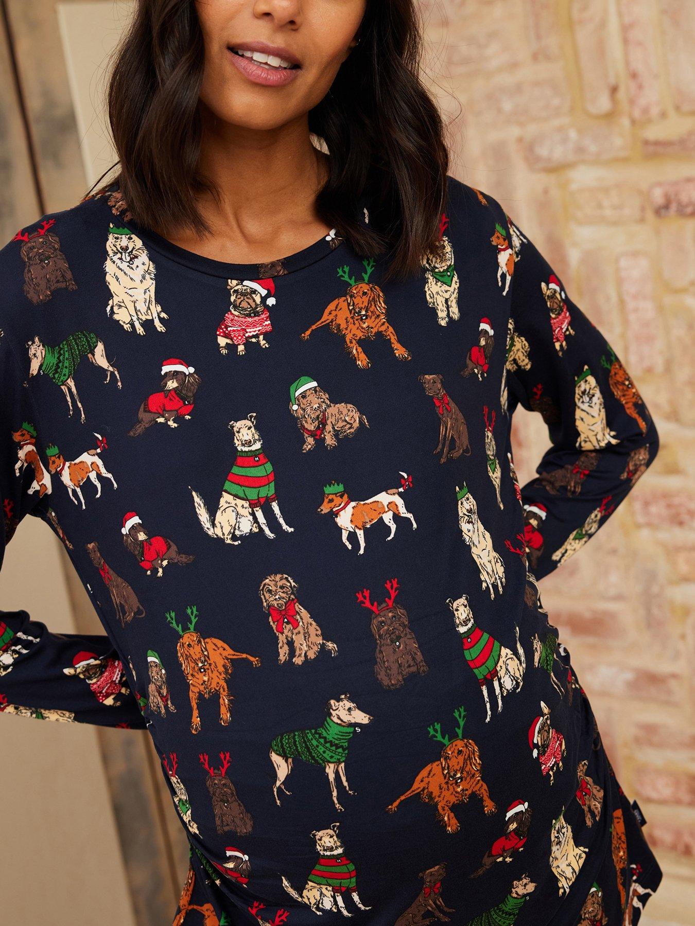 chelsea-peers-maternity-long-sleeve-crew-neck-set-poly-navyoutfit