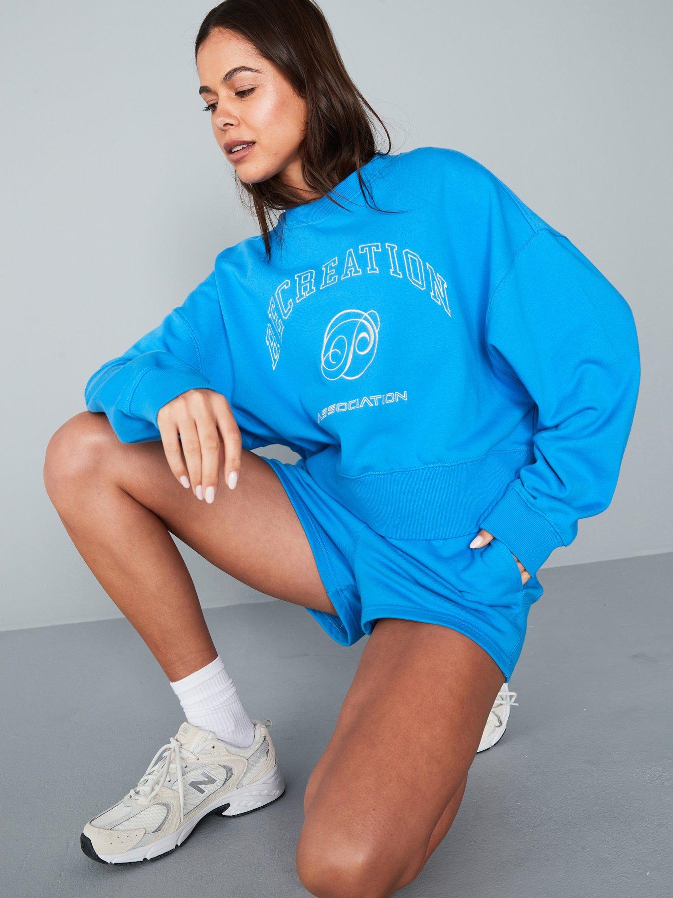P.E Nation Womens Training Adobe Sweat - Blue