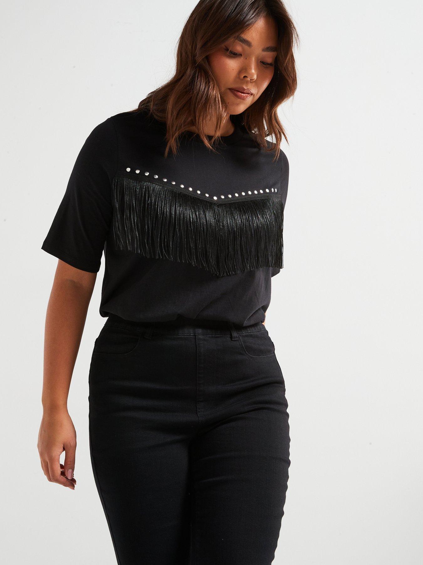 v-by-very-curve-fringe-studded-longline-t-shirtdetail