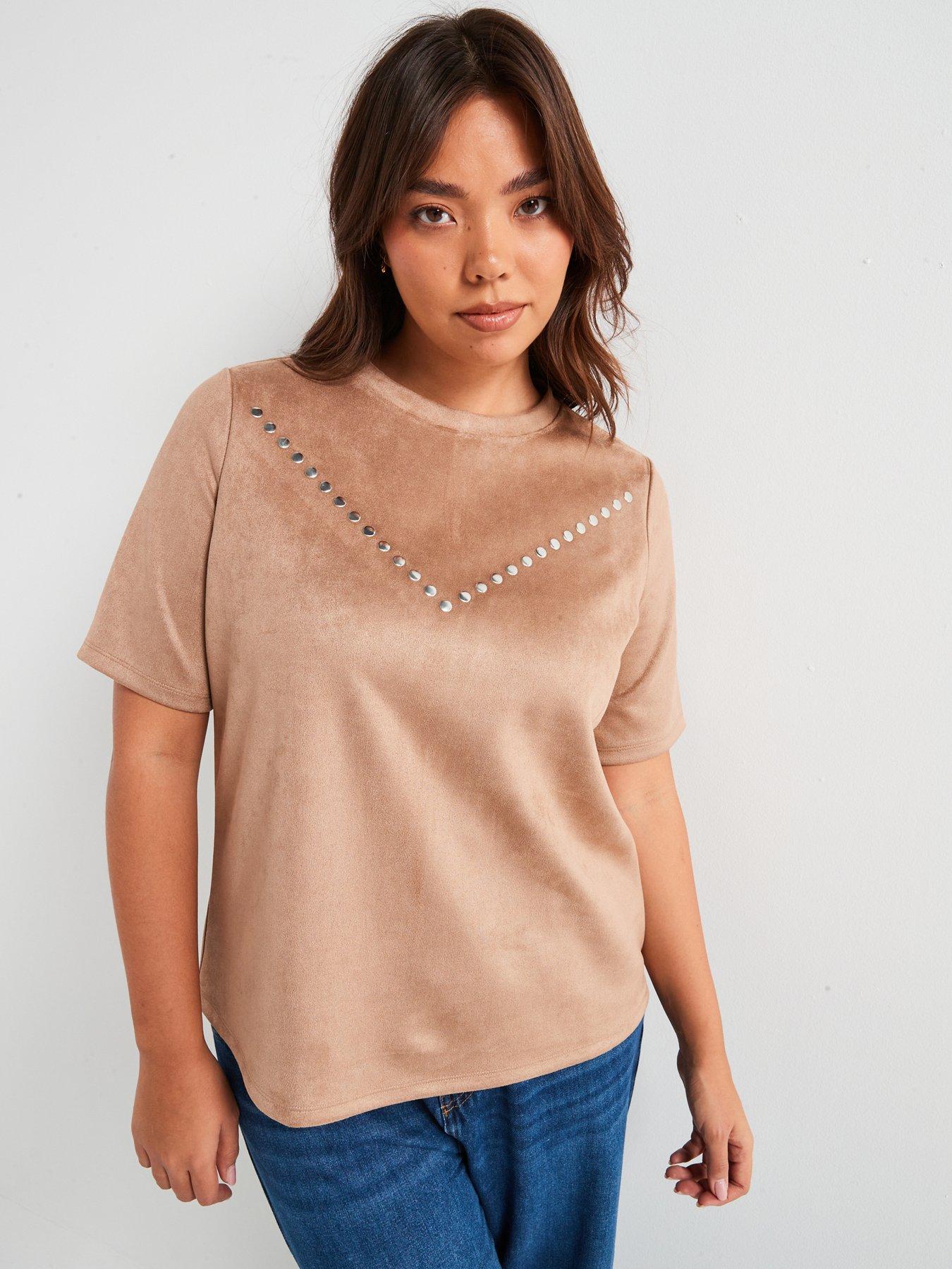 v-by-very-curve-studded-detail-suedette-top-beige