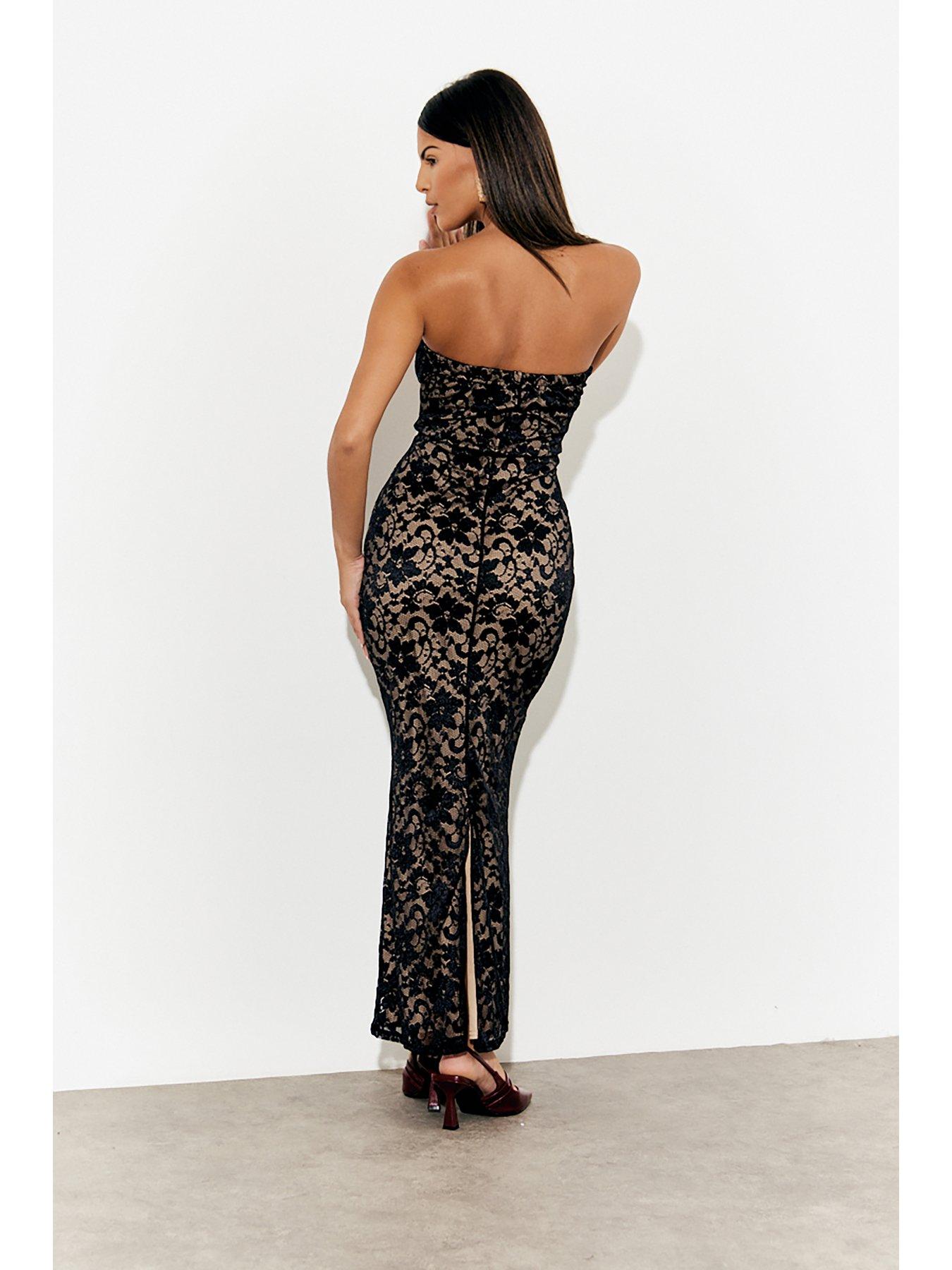 in-the-style-lace-bandeau-maxi-dress-blackstillFront