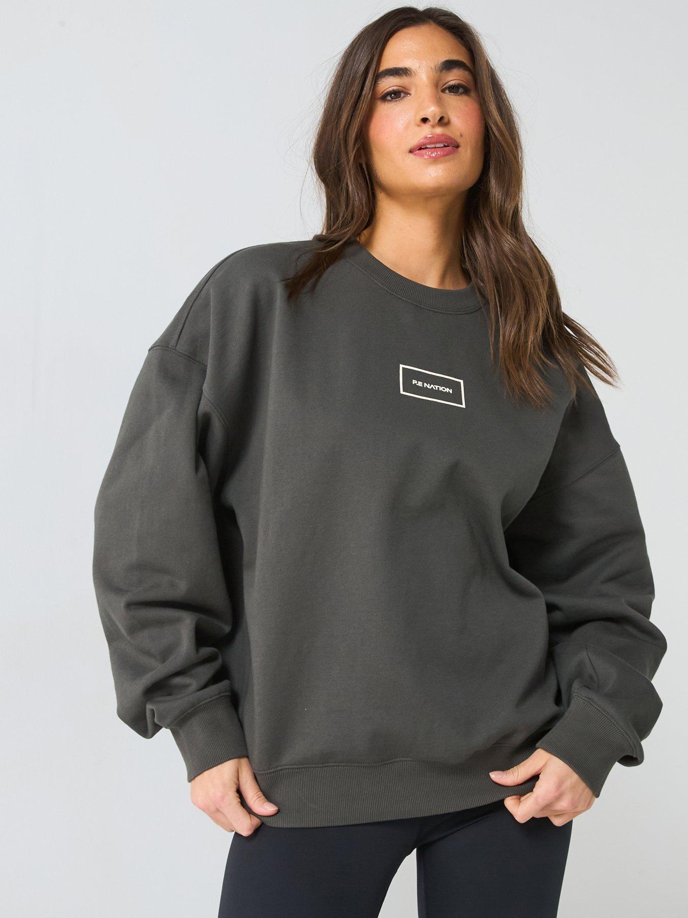 Image 1 of 5 of P.E Nation Womens Training Neo Sweat - Grey