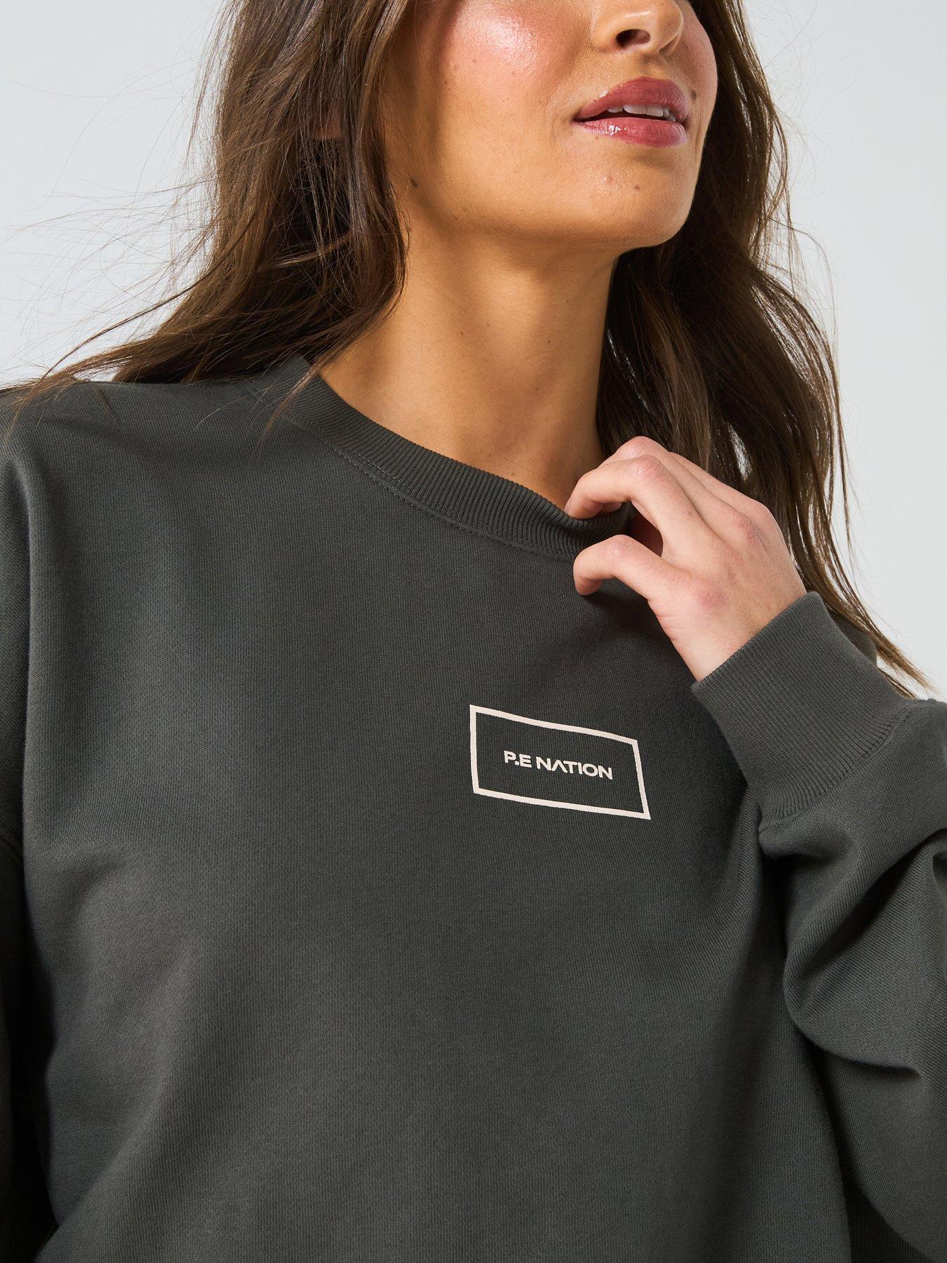 Image 5 of 5 of P.E Nation Womens Training Neo Sweat - Grey