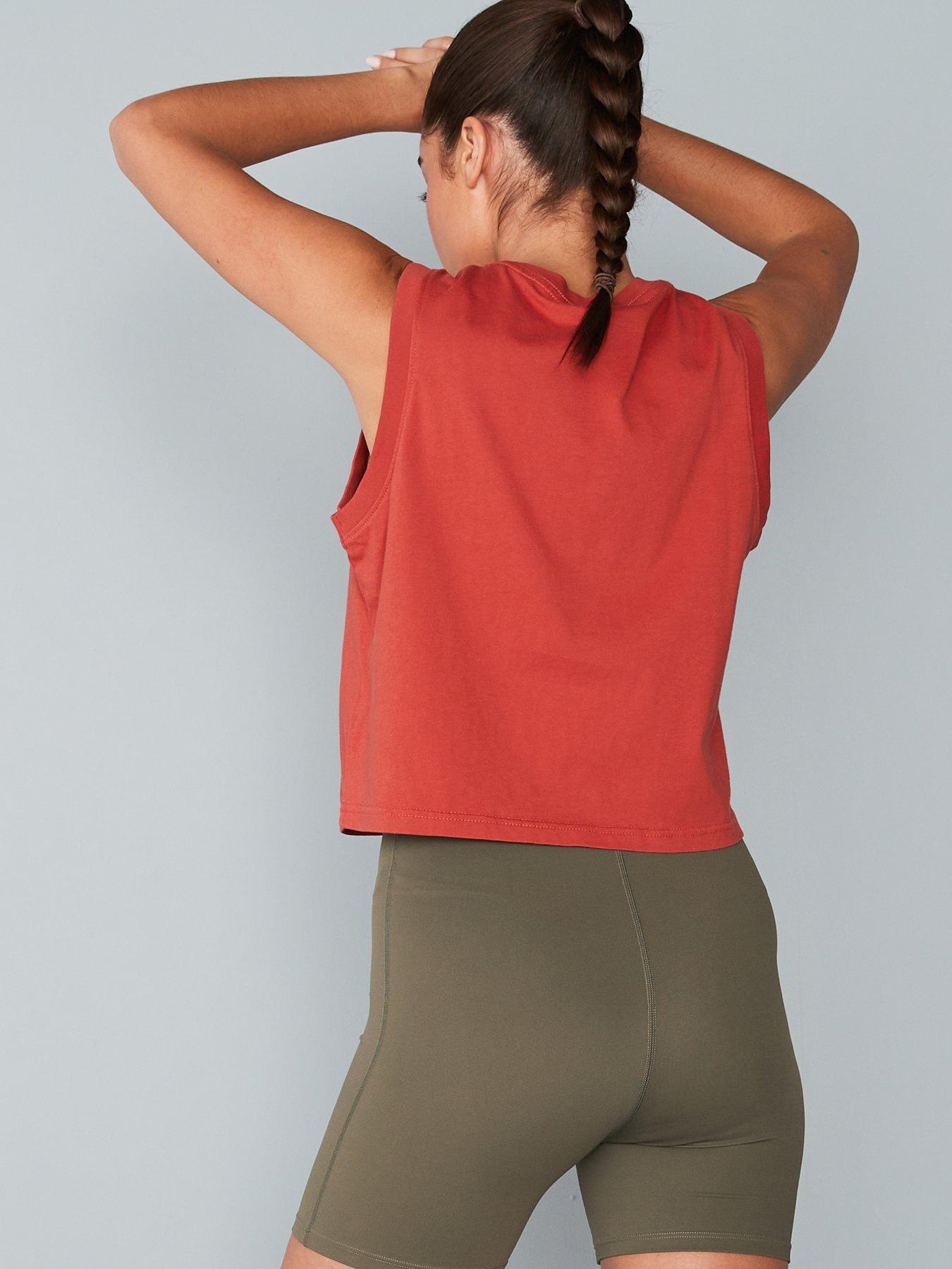 Image 2 of 6 of P.E Nation Womens Training Worldwide Tank - Red