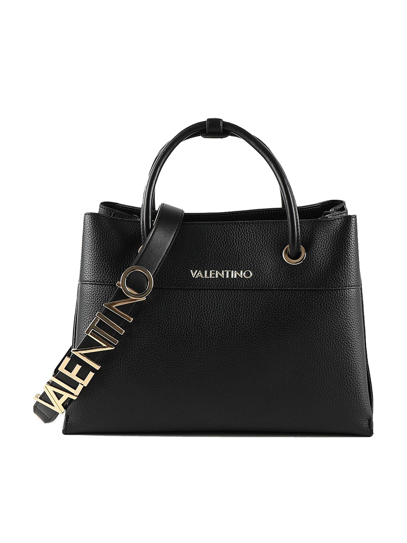 Image 1 of 6 of Valentino Alexia Small Tote - Black