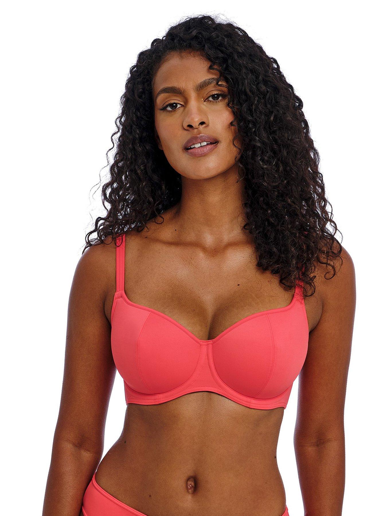 undefined Freya Underwired Sweetheart Bikini Top - Orange