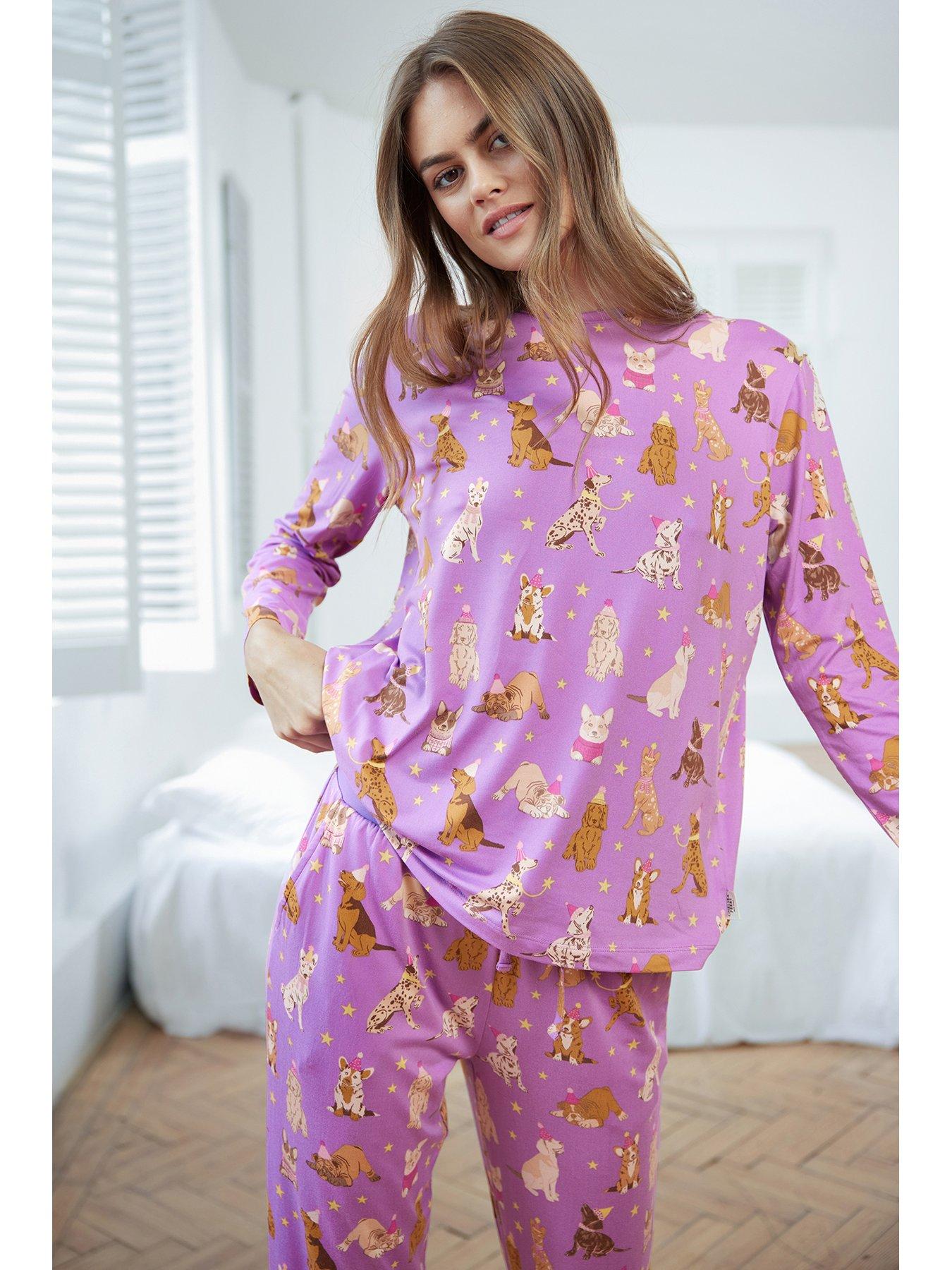 chelsea-peers-long-sleeve-crew-neck-set-purpleback