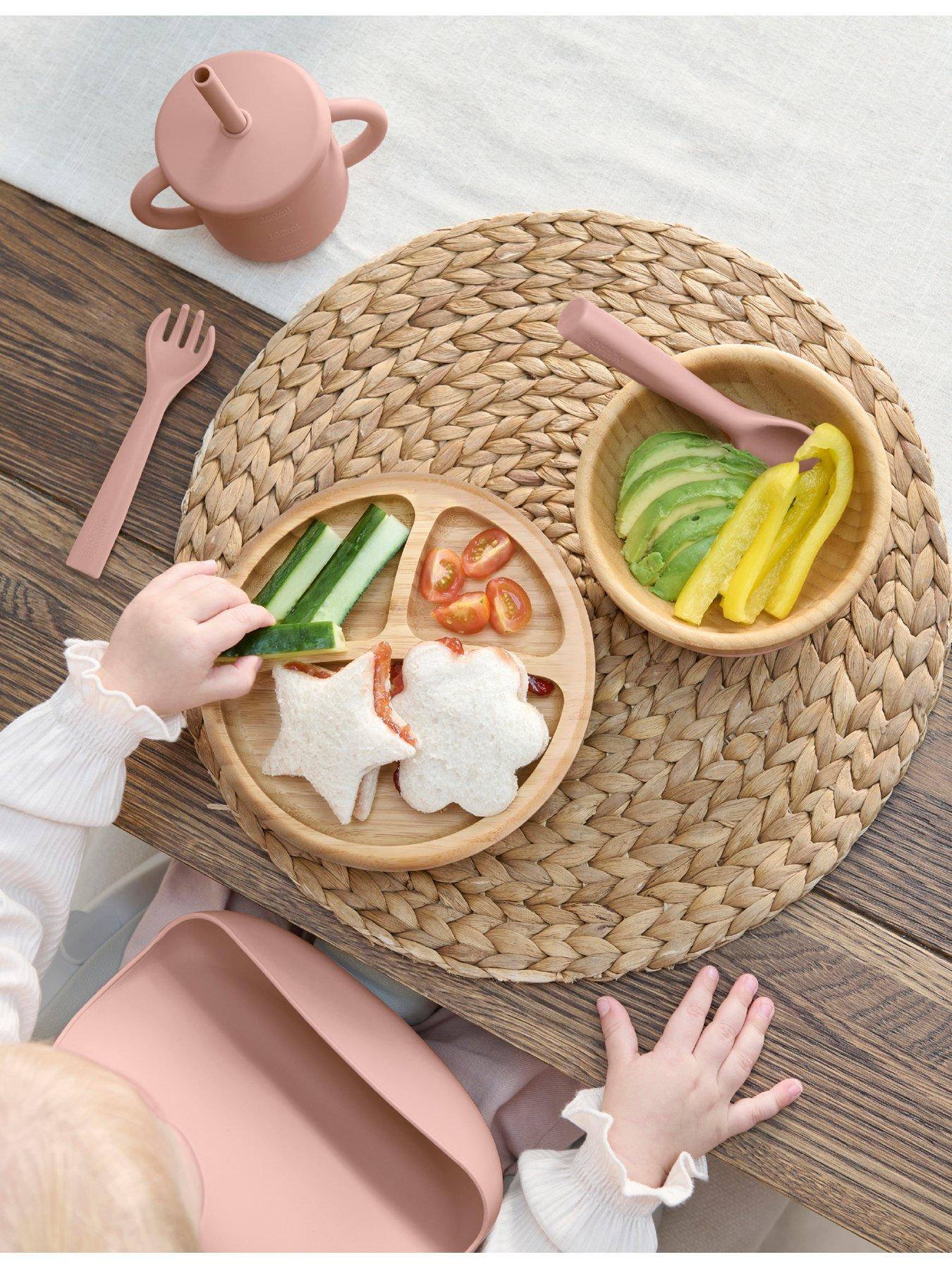 Mamas & Papas 4 Piece Bamboo Weaning Starter Kit - Melba in One Colour