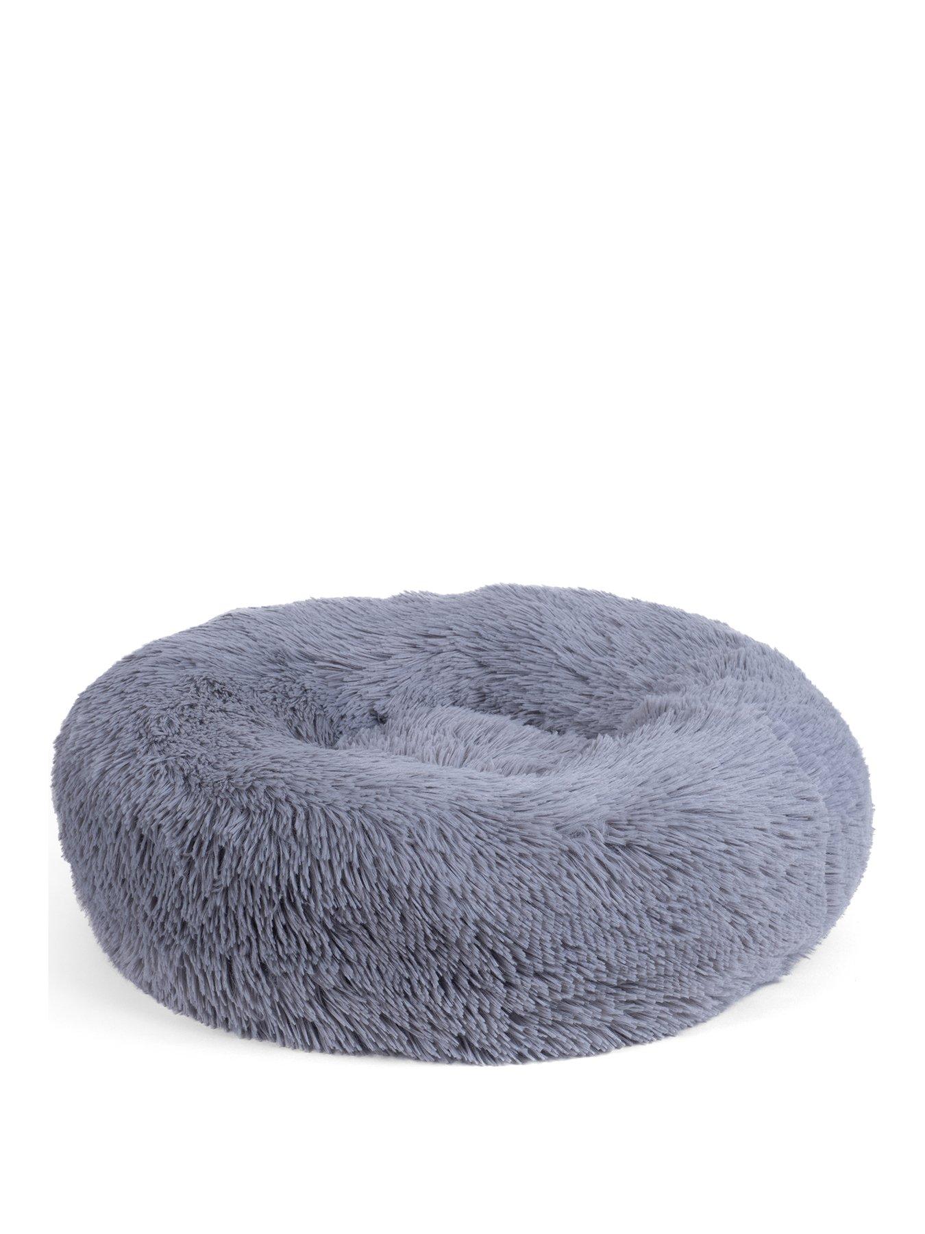 Image 2 of 4 of Zoon Calming Fur Bed - Grey