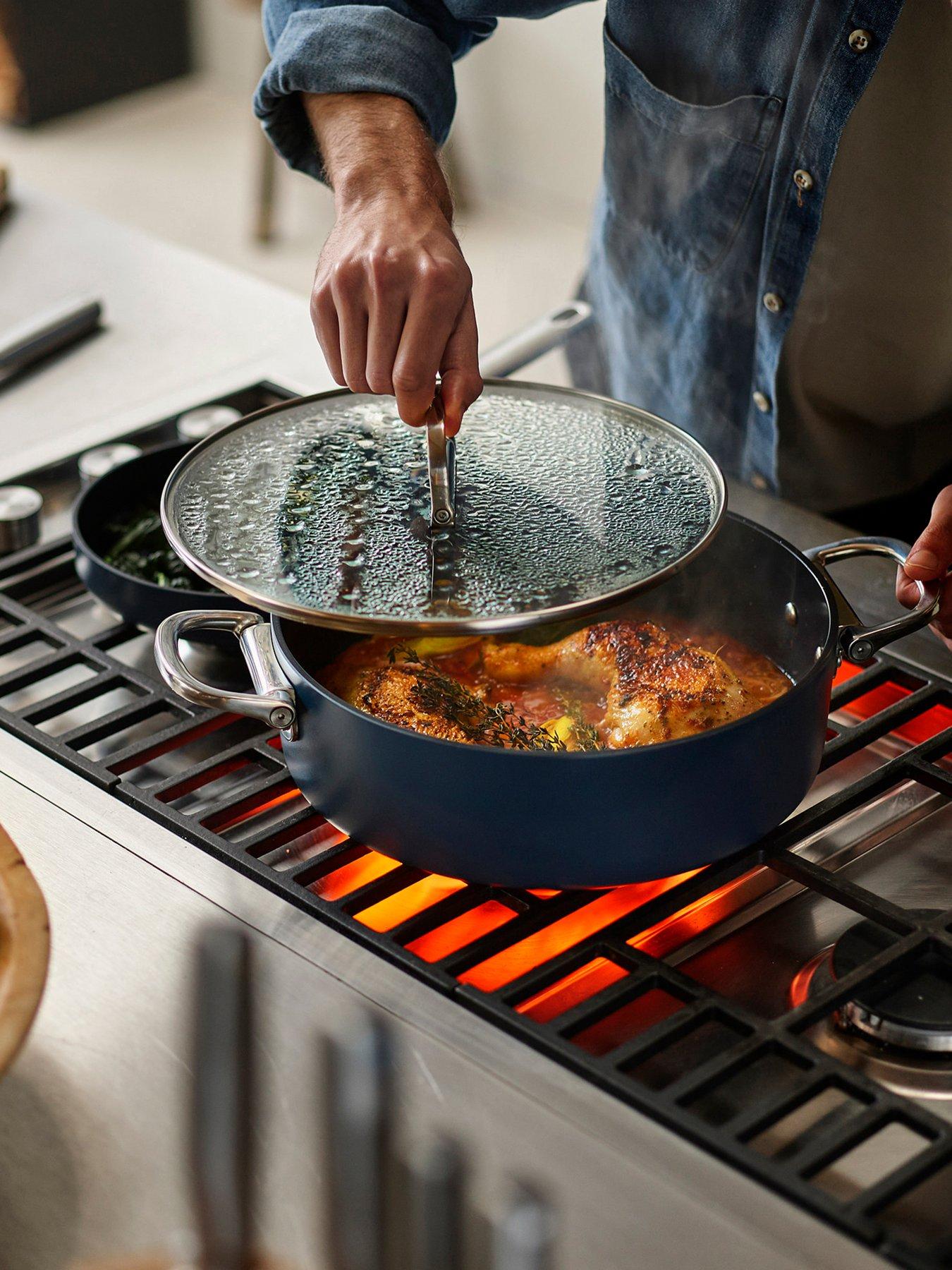 Image 1 of 7 of Joseph Joseph Space 28cm/5qt N/s Shallow Casserole &amp; Lid
