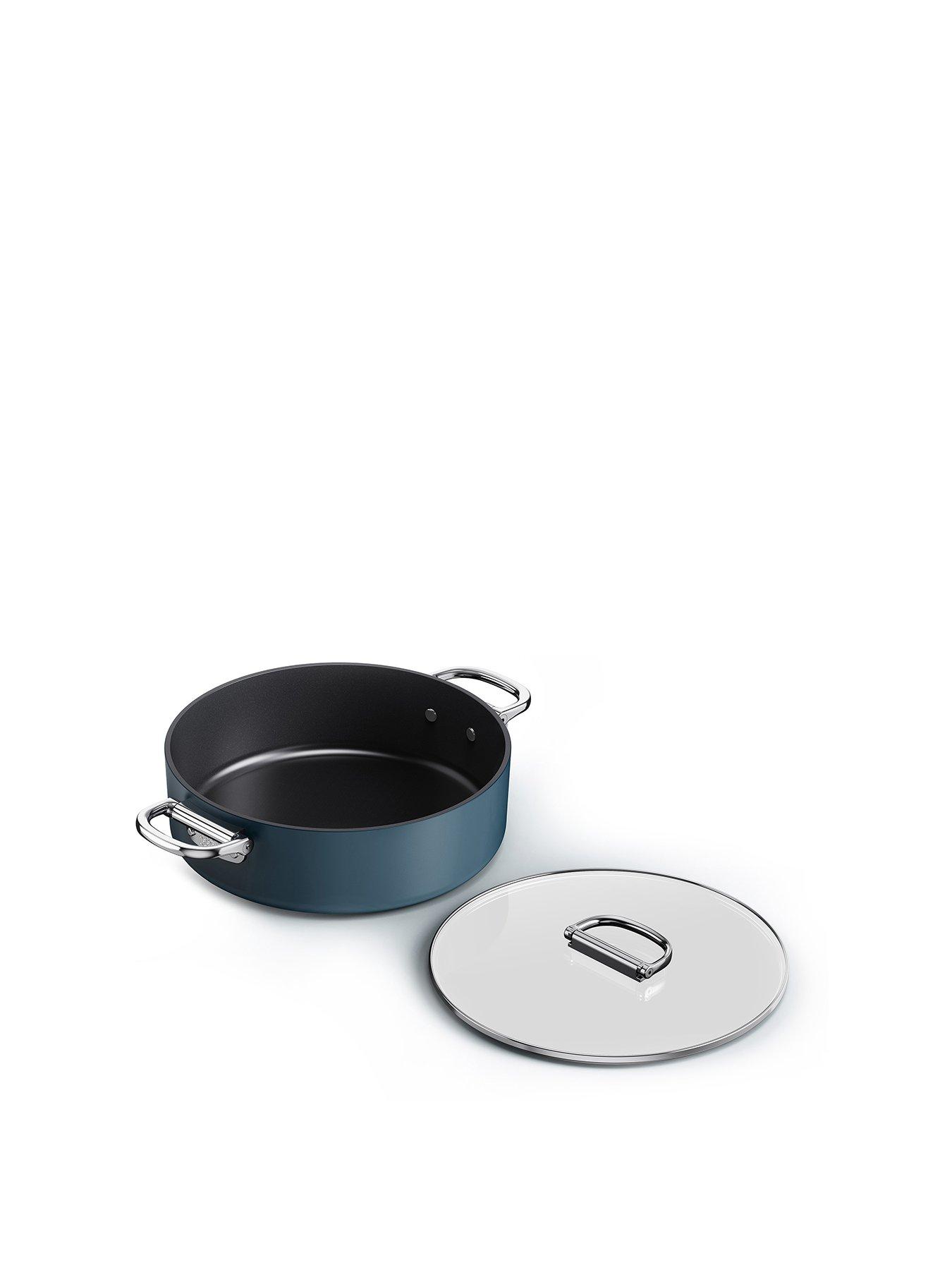 Image 2 of 7 of Joseph Joseph Space 28cm/5qt N/s Shallow Casserole &amp; Lid