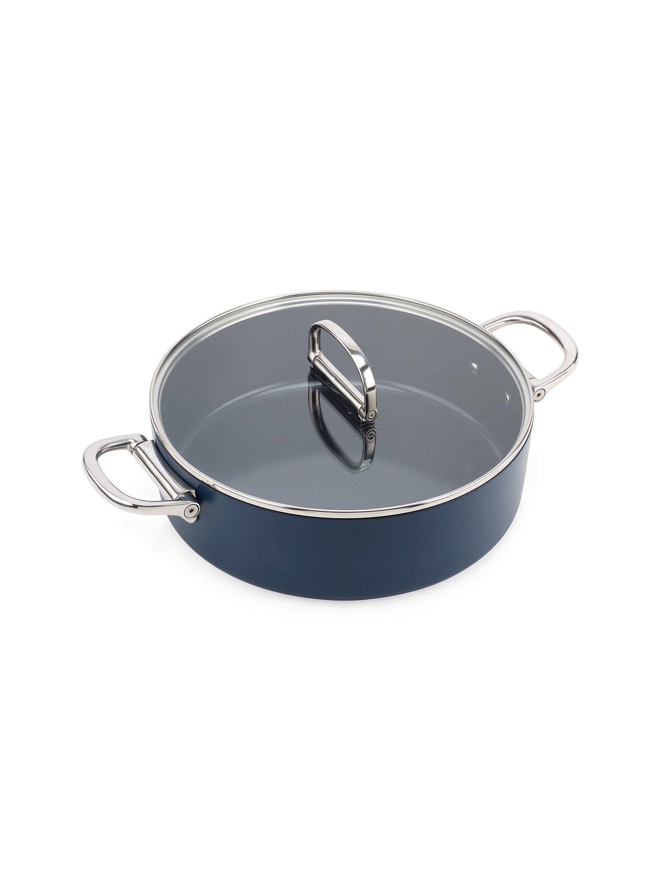 Image 3 of 7 of Joseph Joseph Space 28cm/5qt N/s Shallow Casserole &amp; Lid