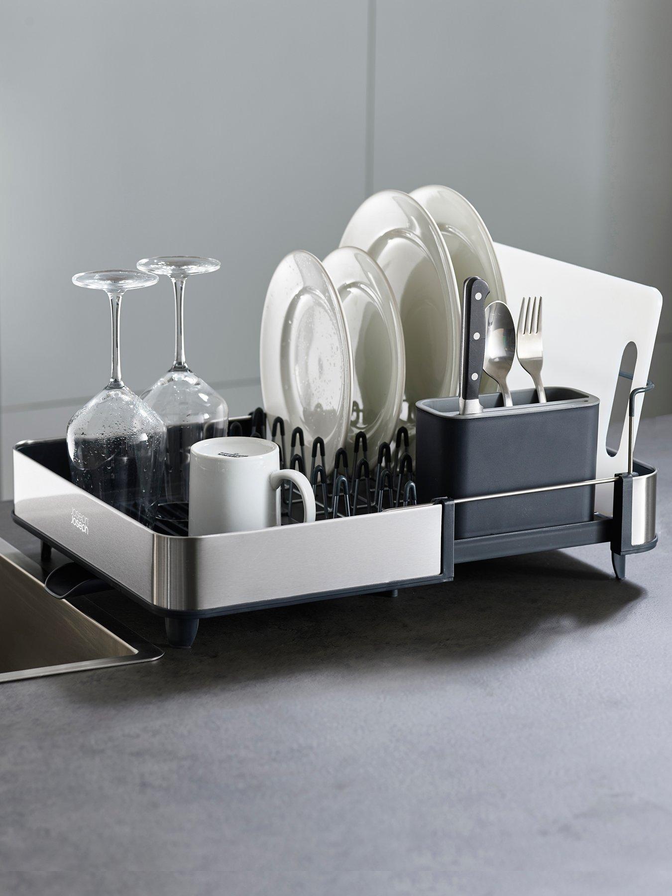 Image 1 of 4 of Joseph Joseph Extend Steel Dish Rack - Grey